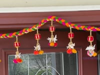36 Inches Indian Door Toran Ethnic Hanging Valance Moti Toran Festival Multicolor Window Indoor Outdoor Decor Bhandarwal Pooja Decor Wedding Favor Diwali Decoration