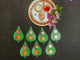 Haldi Kumkum Packet Leaf Set Turmeric Combo Sindoor Dabbi Pooja Item For Indian Wedding, Thamboolam, Housewarming, Havan Temple Decor Festive Essentials Gift