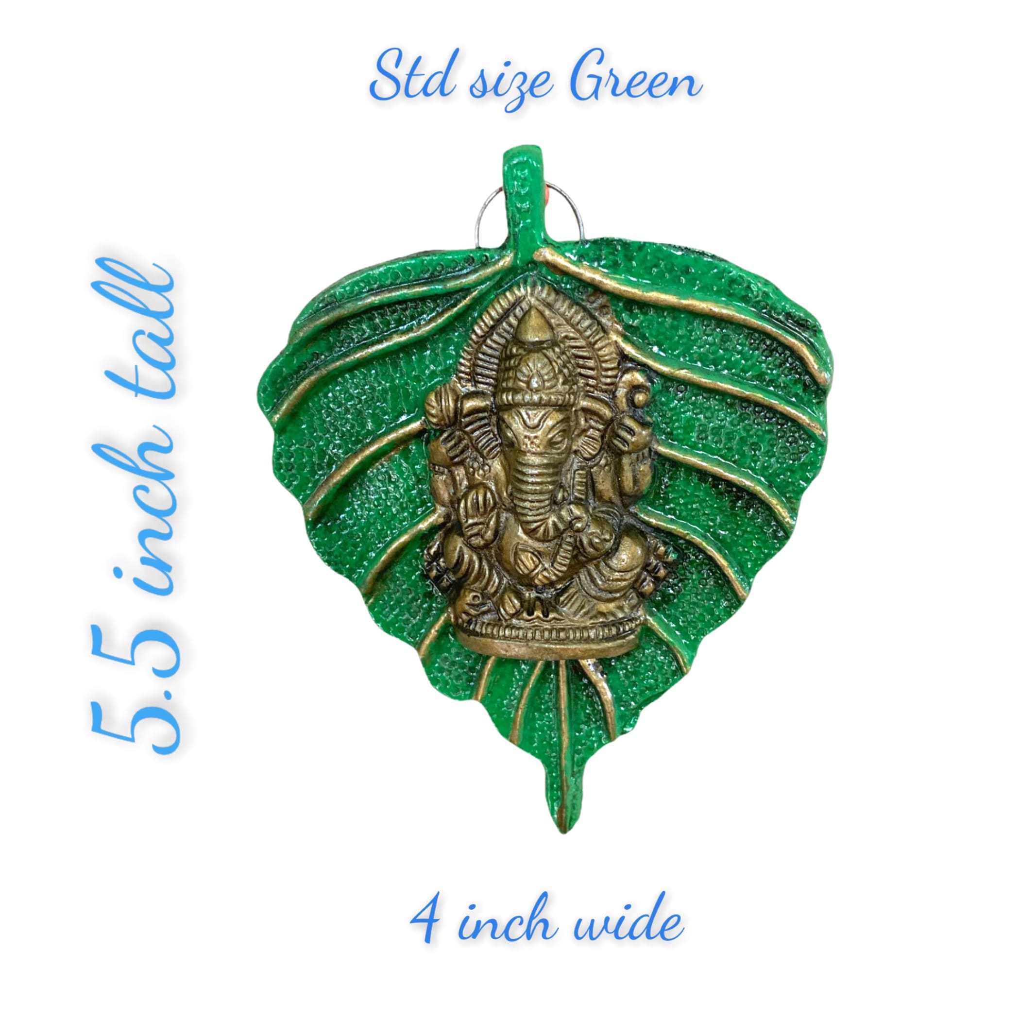 2 pcs leaf ganesha return gift diwali navrathri decoration