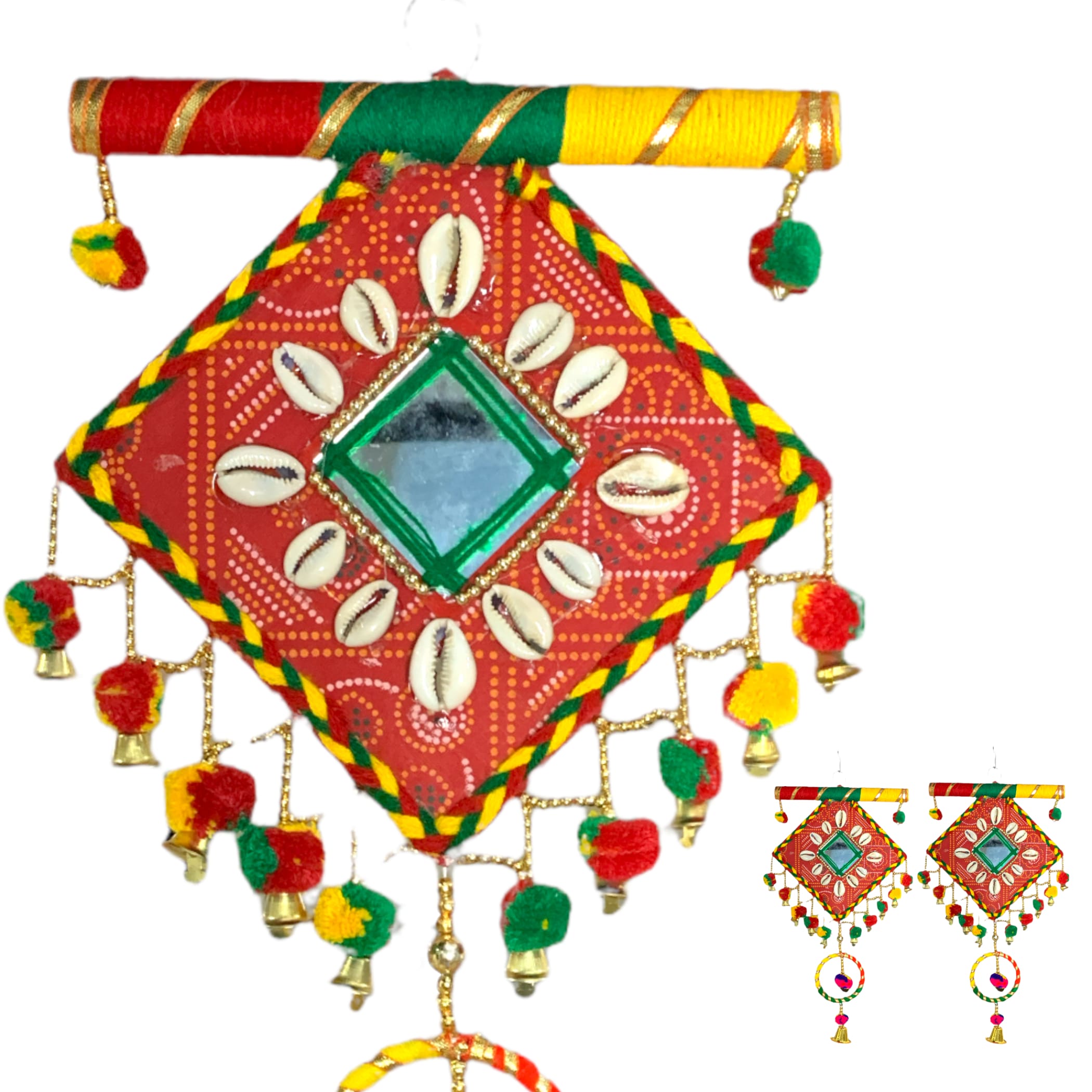2ct rajasthani wall hanging indian tapestry ethnic decor