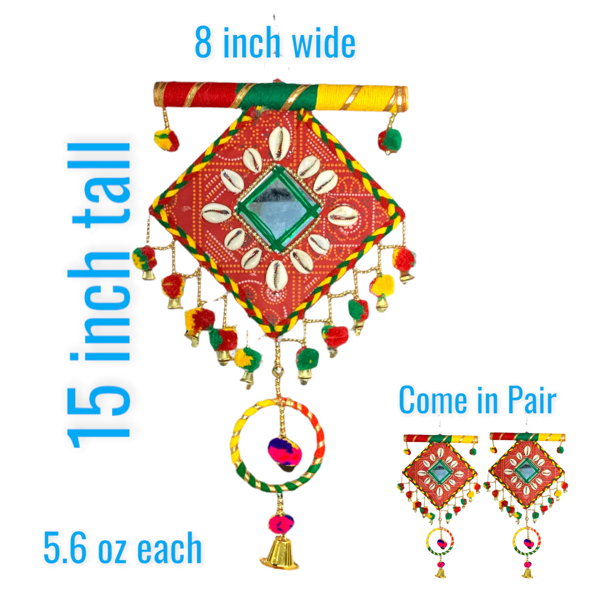 2ct rajasthani wall hanging indian tapestry ethnic decor