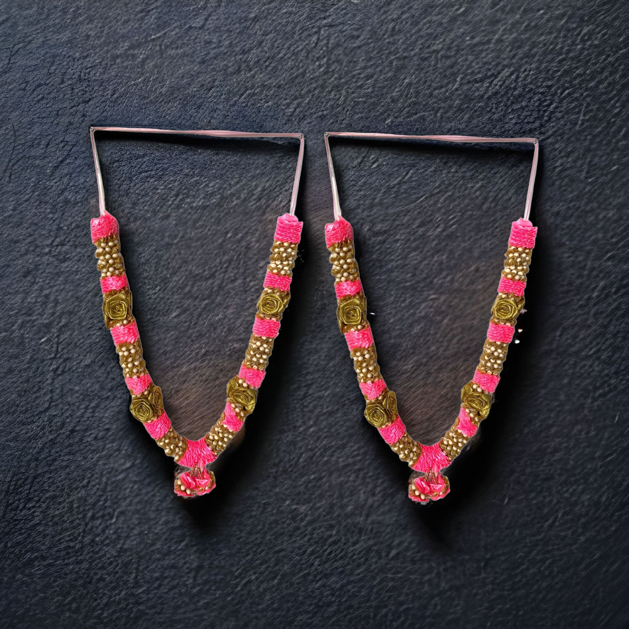 2ct wedding garland shadi varmala artificial rose indian