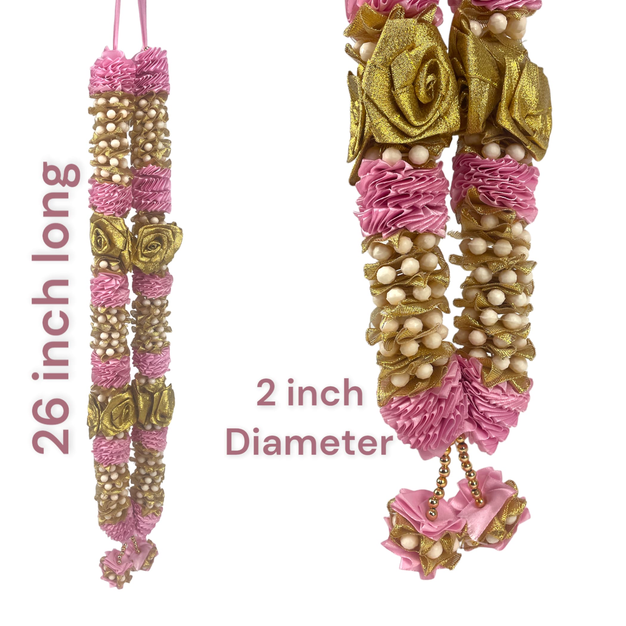 2ct wedding garland varmala rose artificial shadi indian