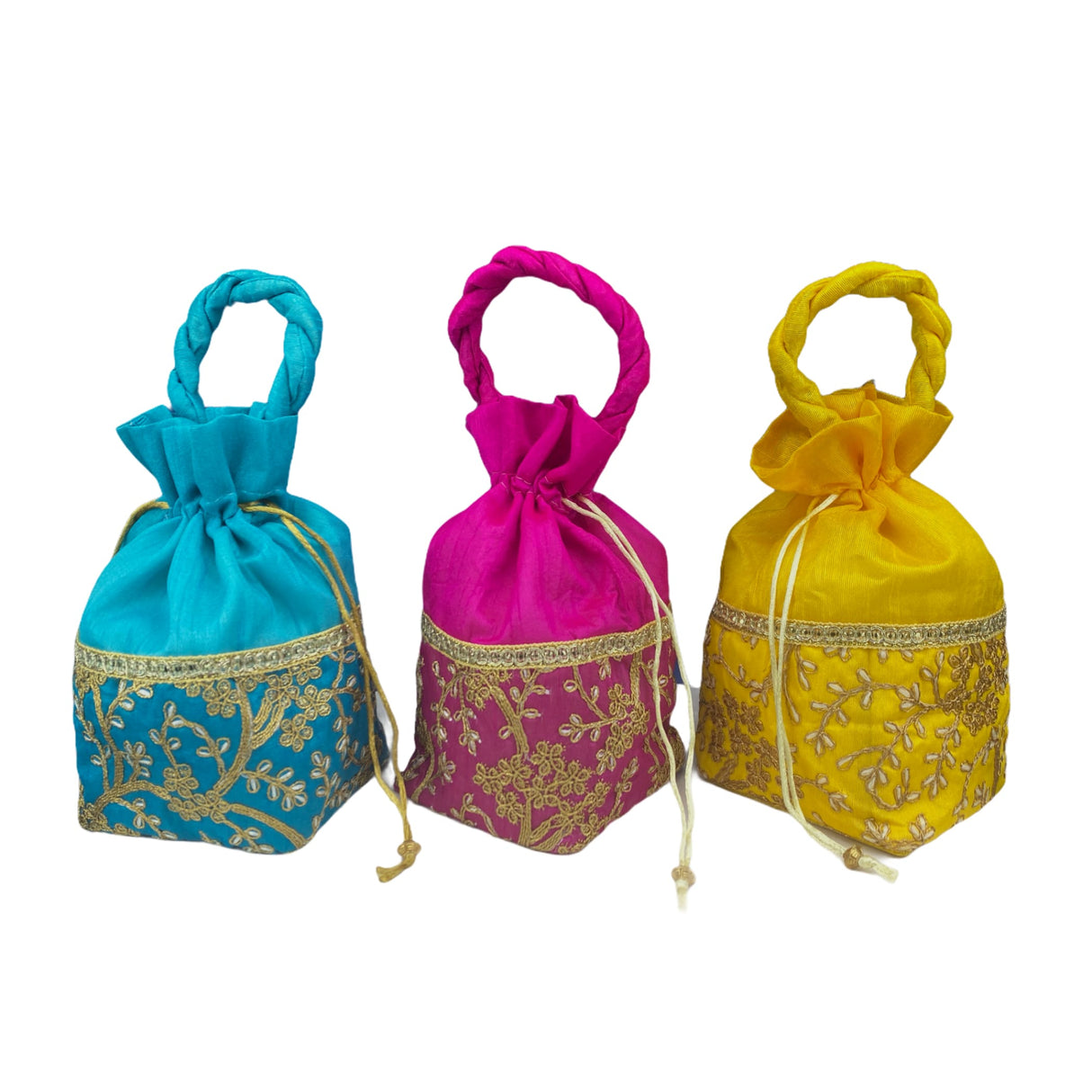 Designer potli bags for women and girls indian zari ethnic
