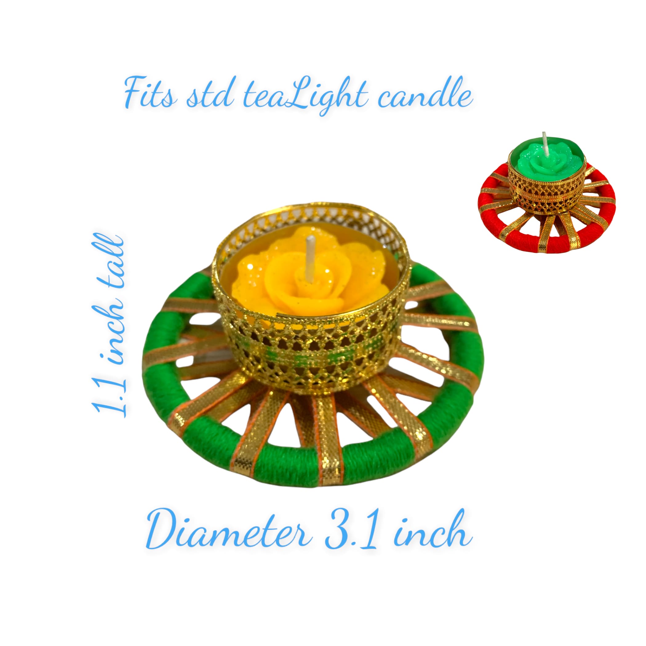 4 ct tealight candle holders eid decoration diwali