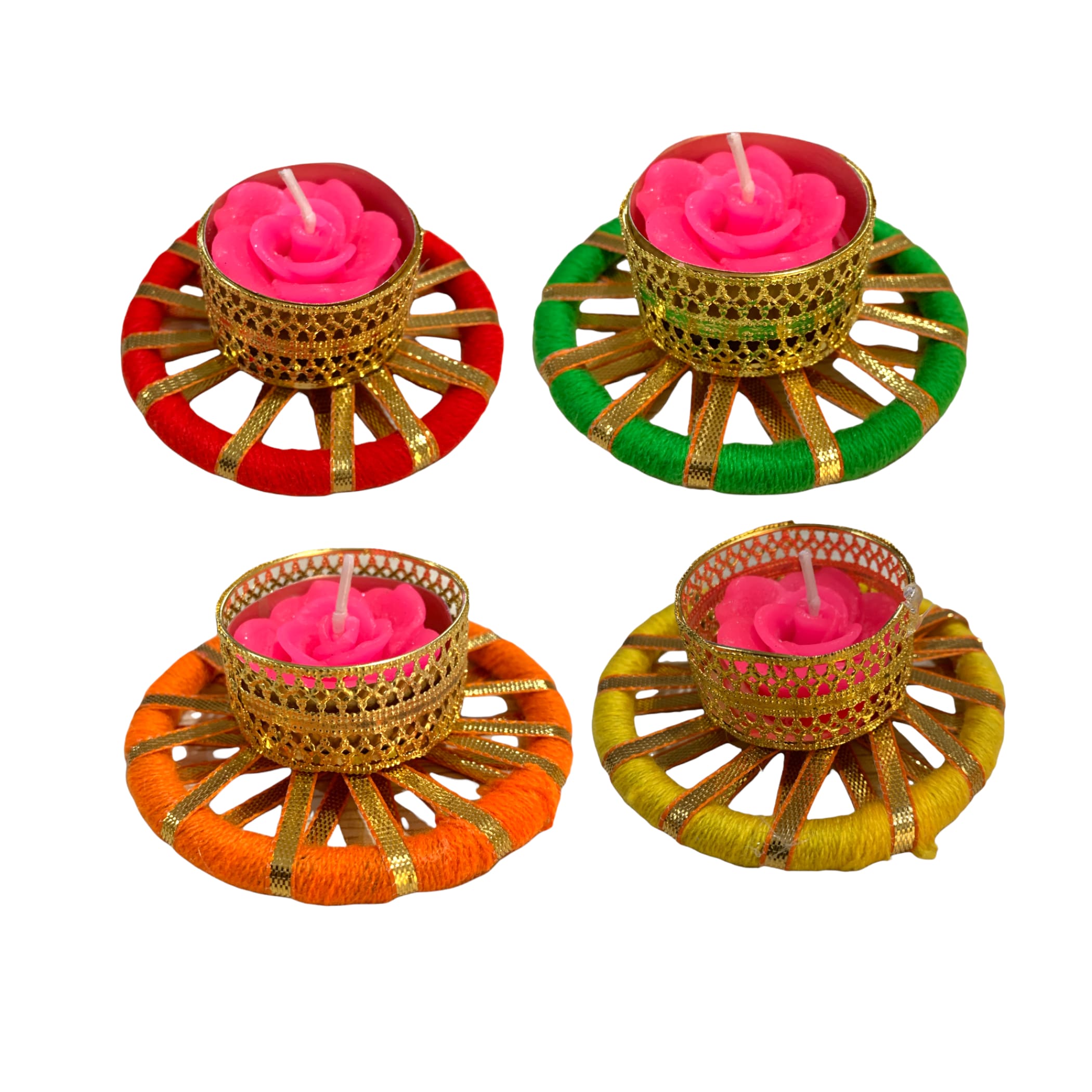 4 ct tealight candle holders eid decoration diwali