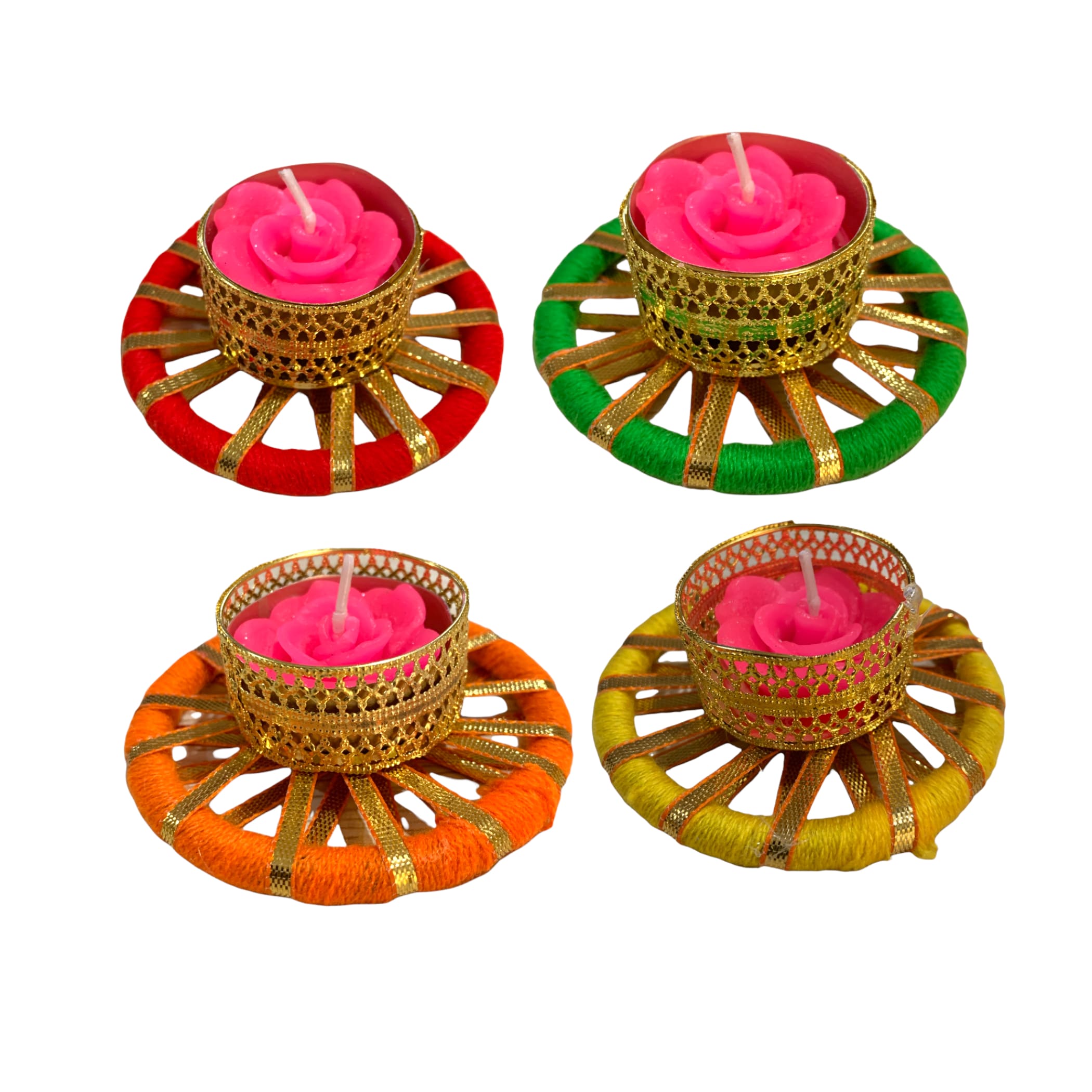 4 Ct Tealight Candle Holders Eid Decoration Diwali