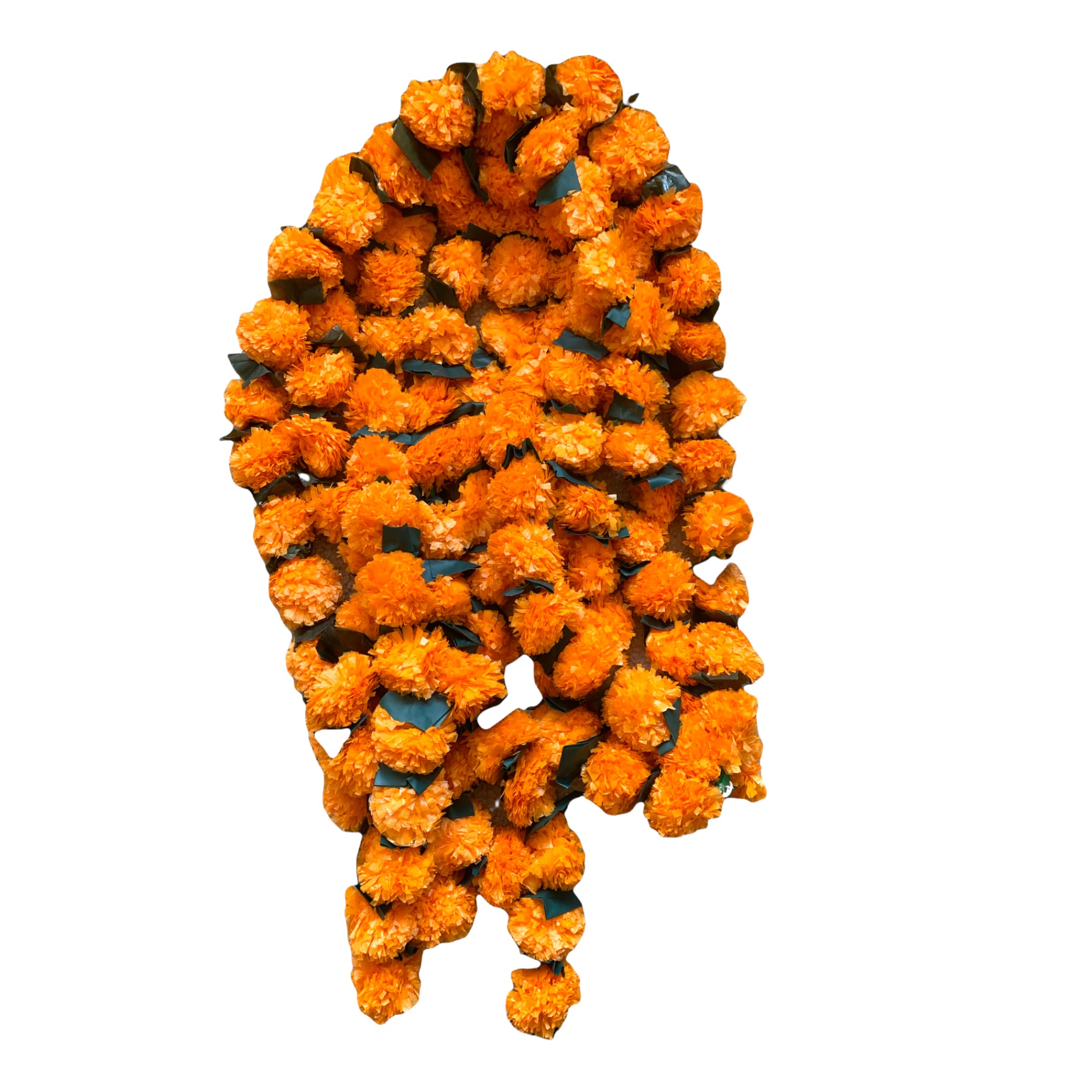 5 strings artificial marigold mango leaf diwali decoration