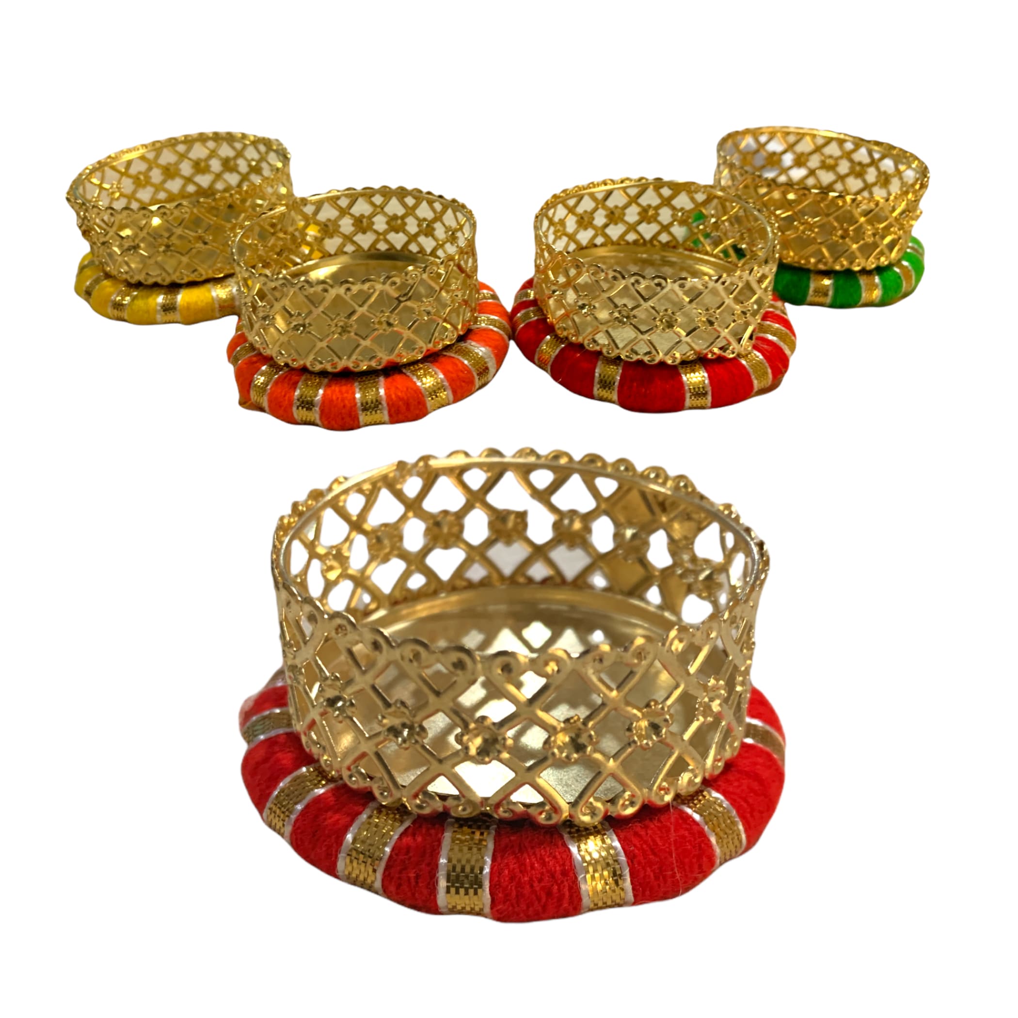 8 pcs diwali candle holder deewali deepavali decoration