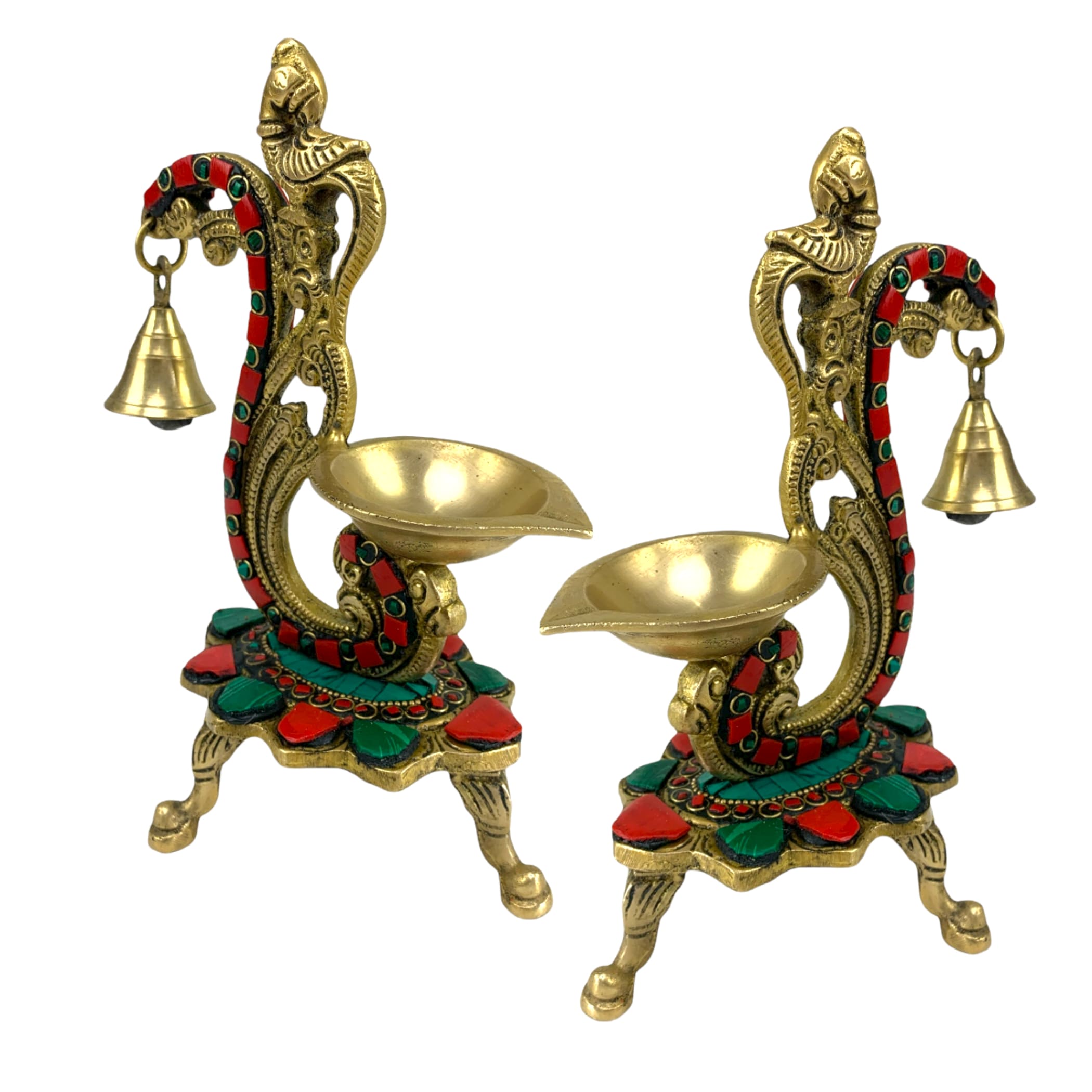 Annam brass diya oil lamp samai deepak for indian diwali