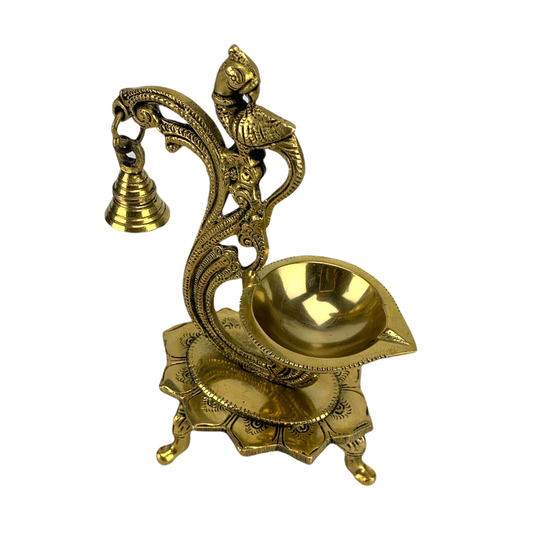 Annam brass diya oil lamp samai deepak for indian diwali