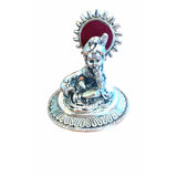 Bal krishna statue metal lord idol showpiece with matki