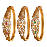 Gold plated bangle bracelets kada for women indian bracelet