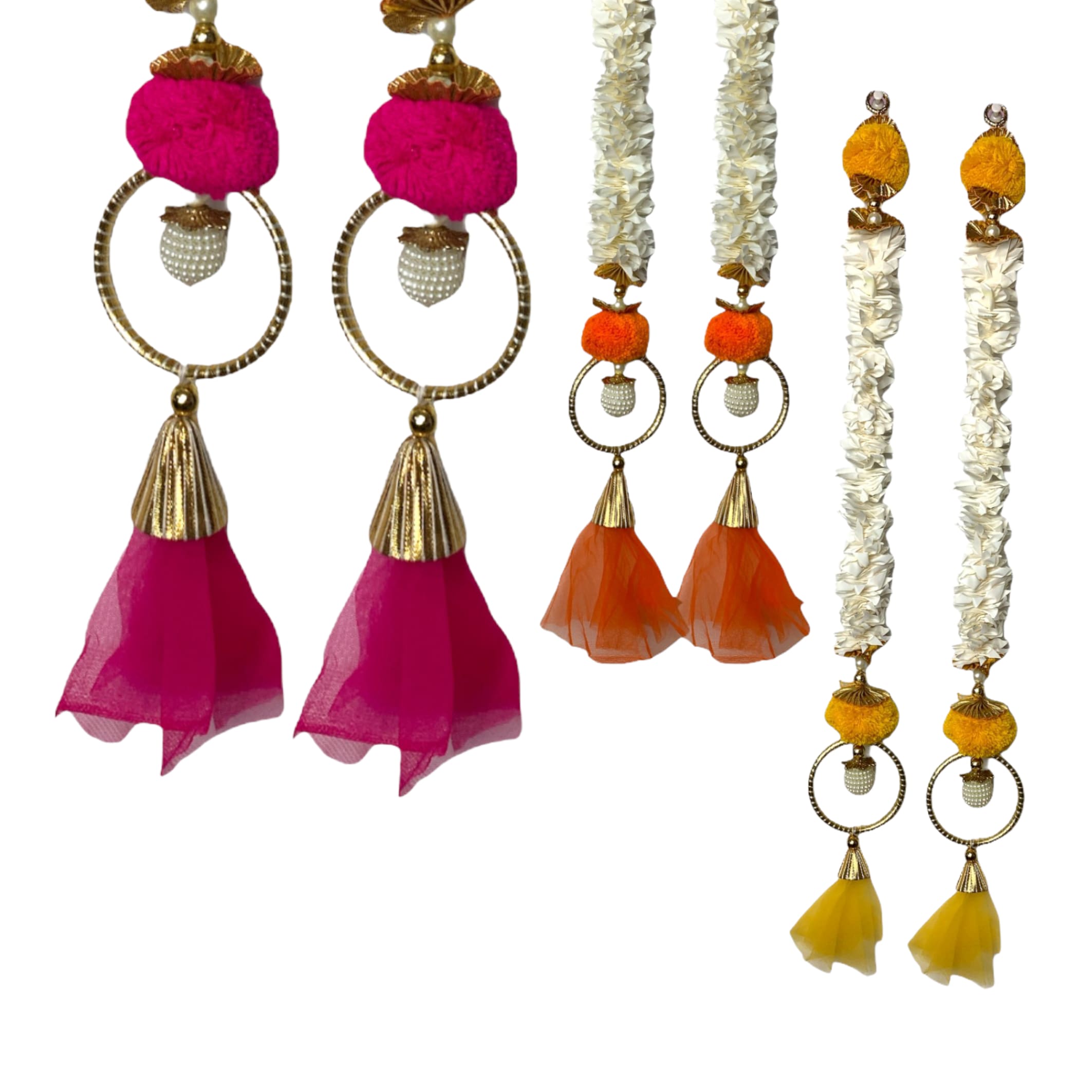 Bangle pom backdrop diwali decoration decor muslim wedding