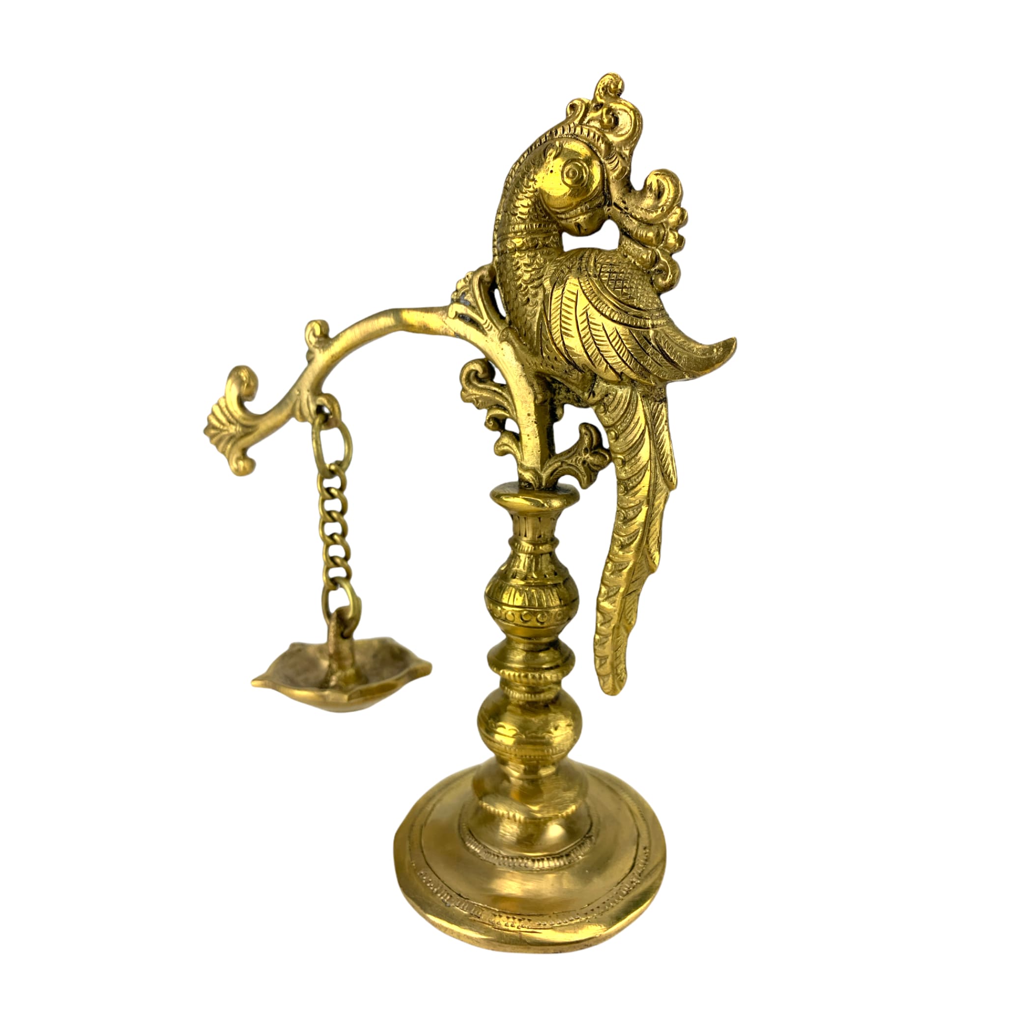 Brass annam lamp samai diya diwali decor oil altar temple