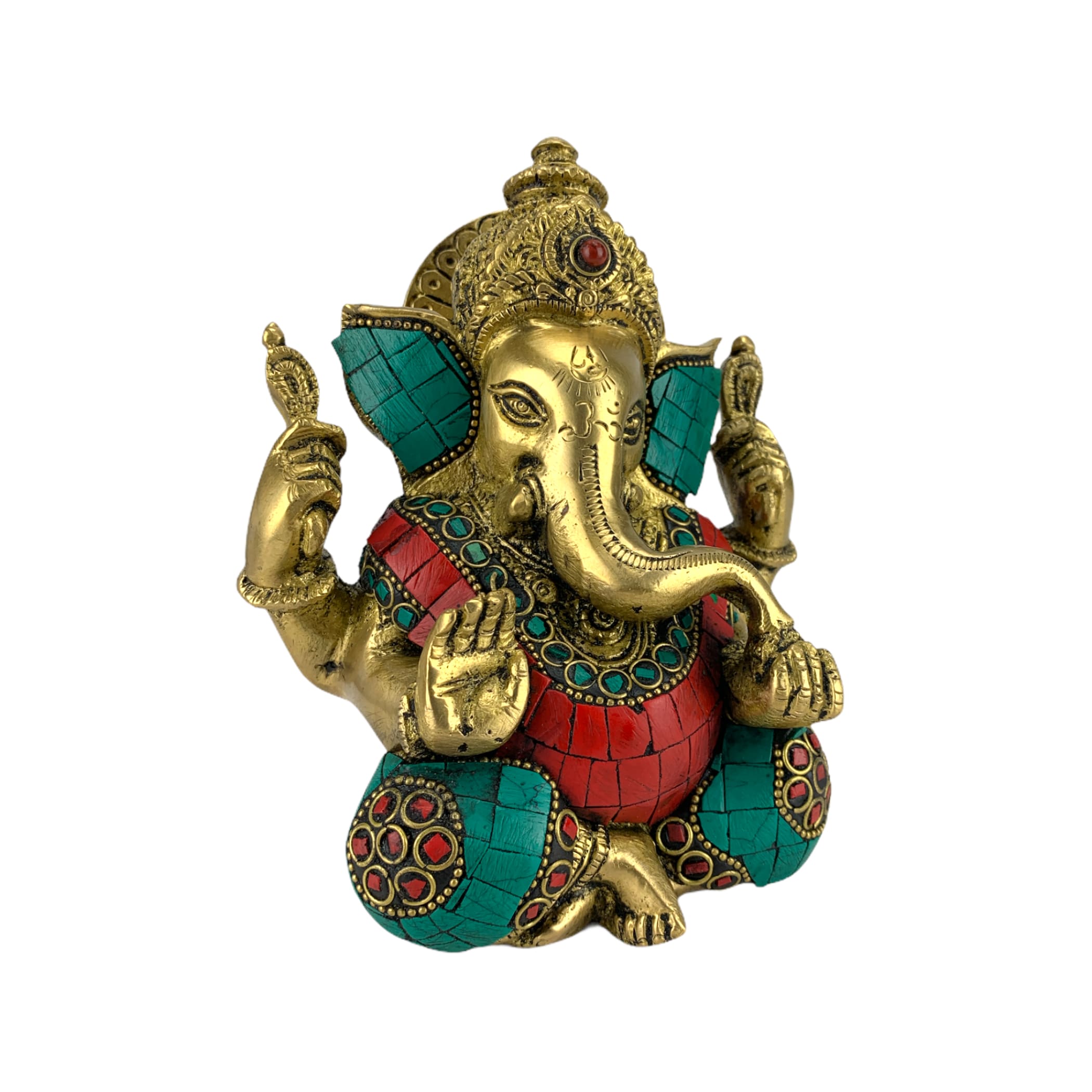 Brass ganesha statue ganesh ganapati idol housewarming gift