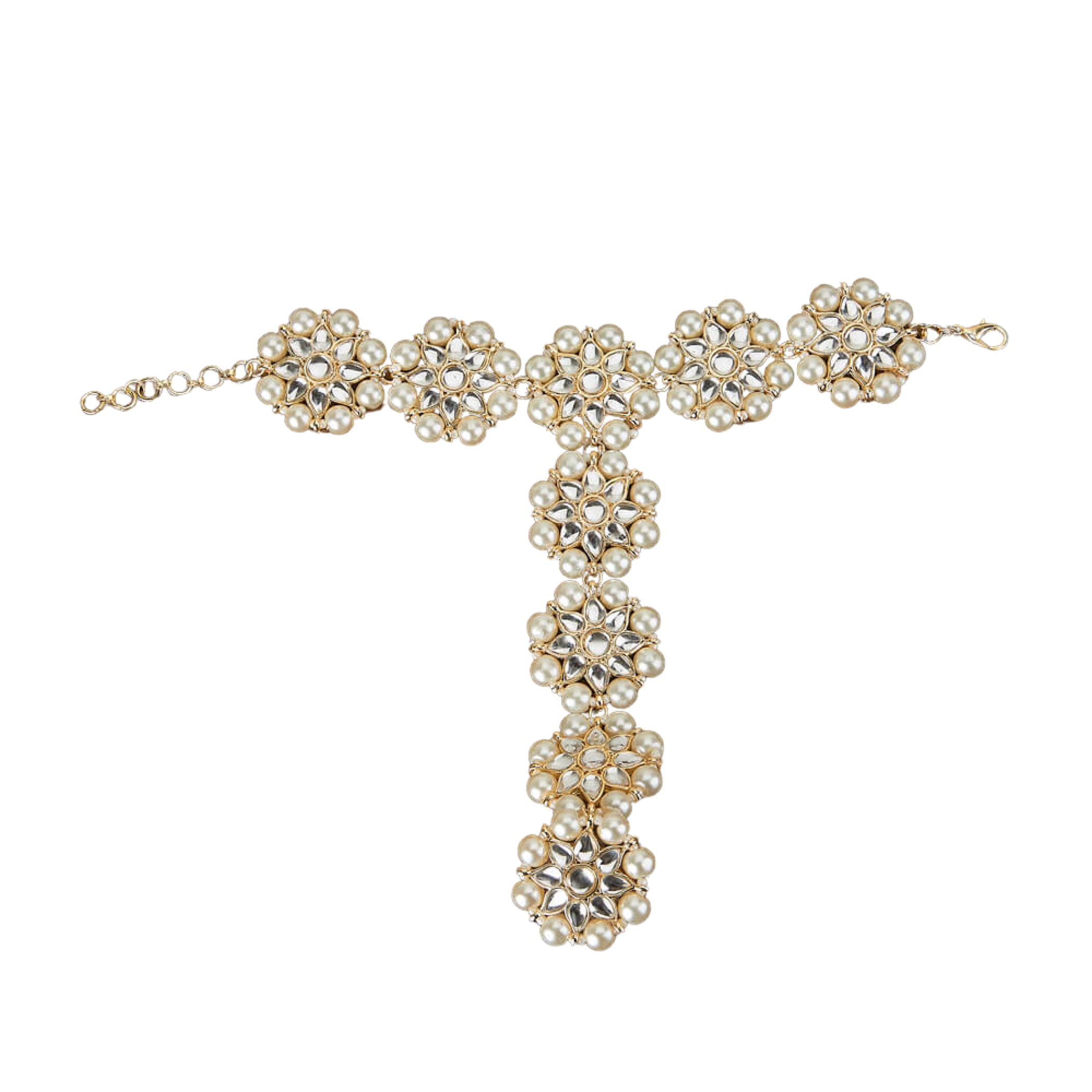Bridal hand chain haath panja dulhan bracelet indo western