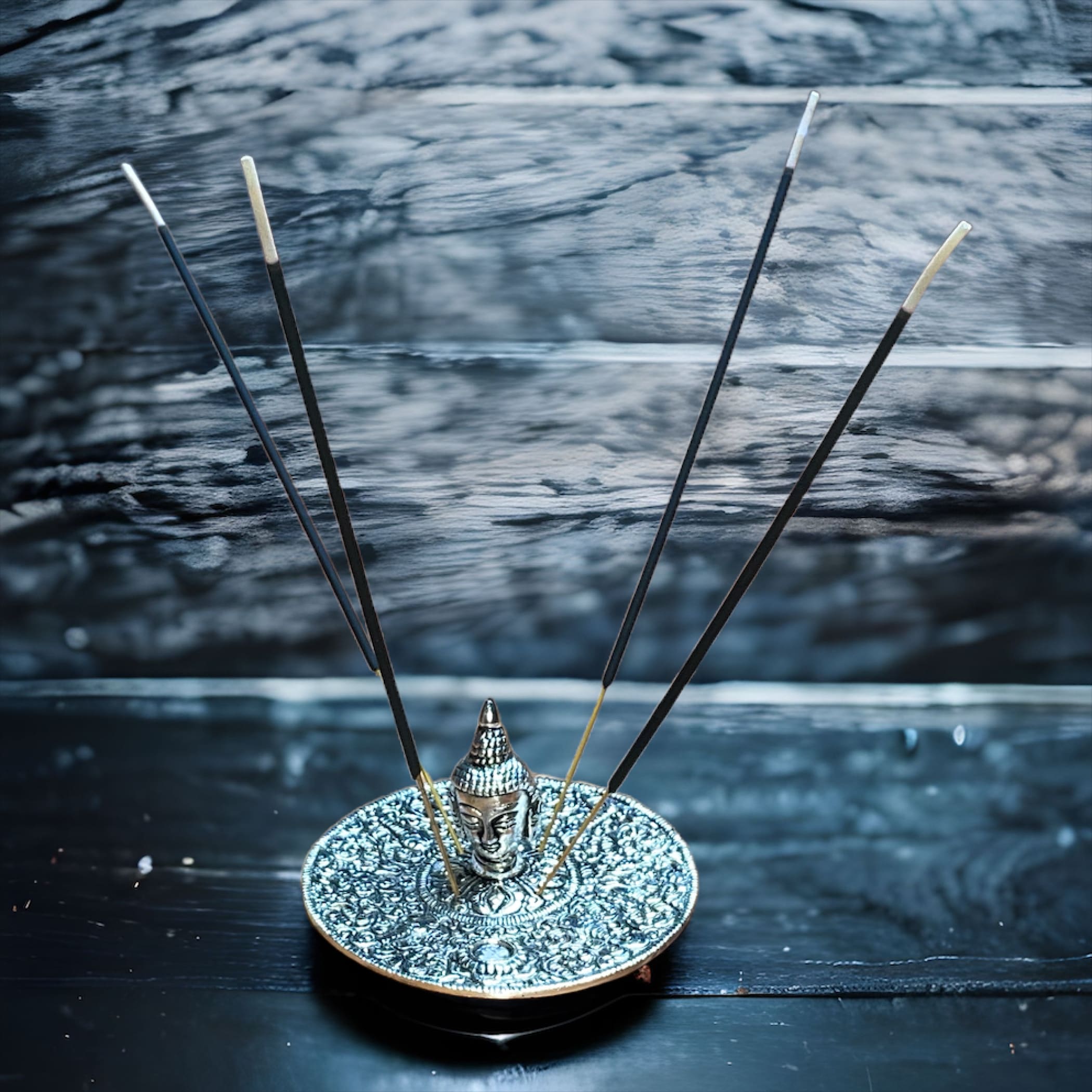 Buddha incense holder stick tray home small