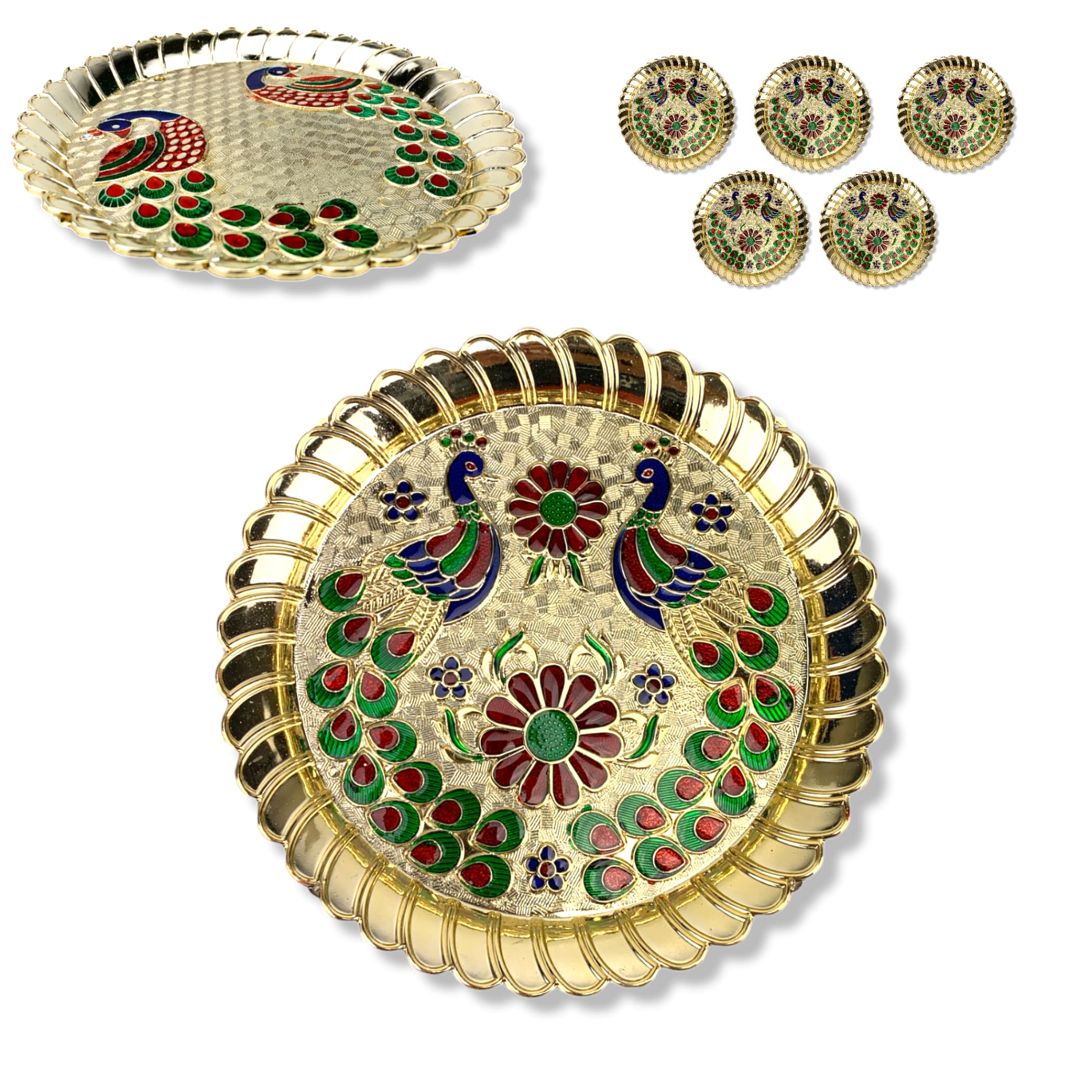 Bulk 5/20/50 golu gift acrylic pooja puja haldi kumkum