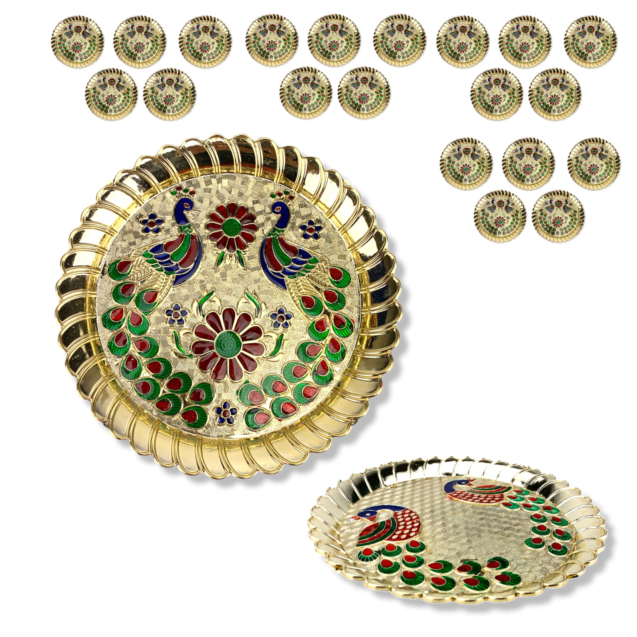 Bulk 5/20/50 golu gift acrylic pooja puja haldi kumkum