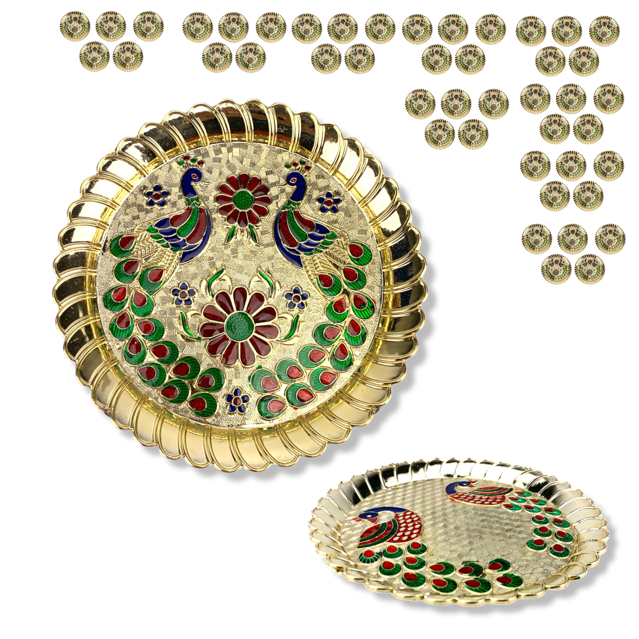 Bulk 5/20/50 golu gift acrylic pooja puja haldi kumkum