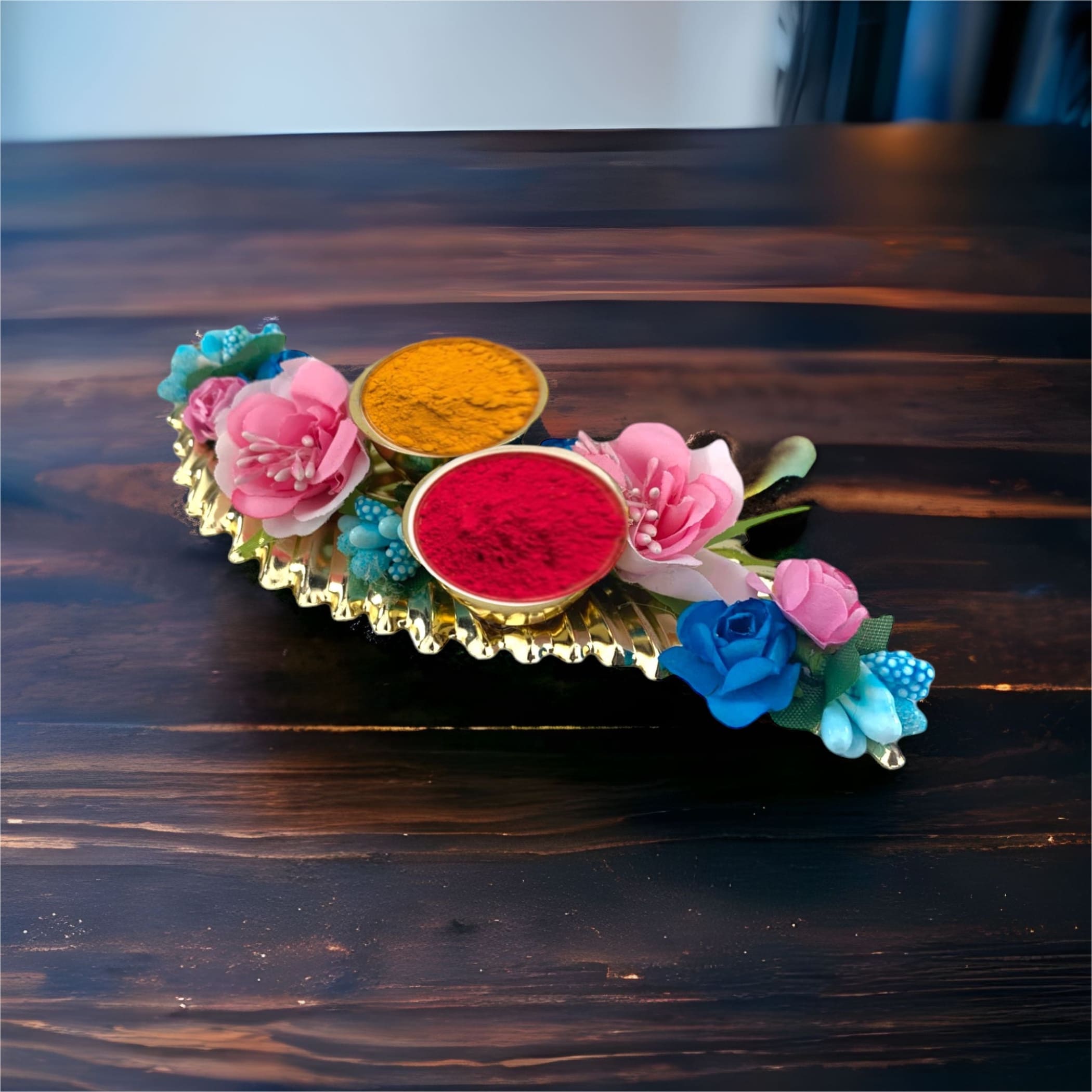 Bulk haldi kumkum thali holder pooja return gift indian
