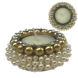 Bulk pearl tealight candle holders diwali decorations boho