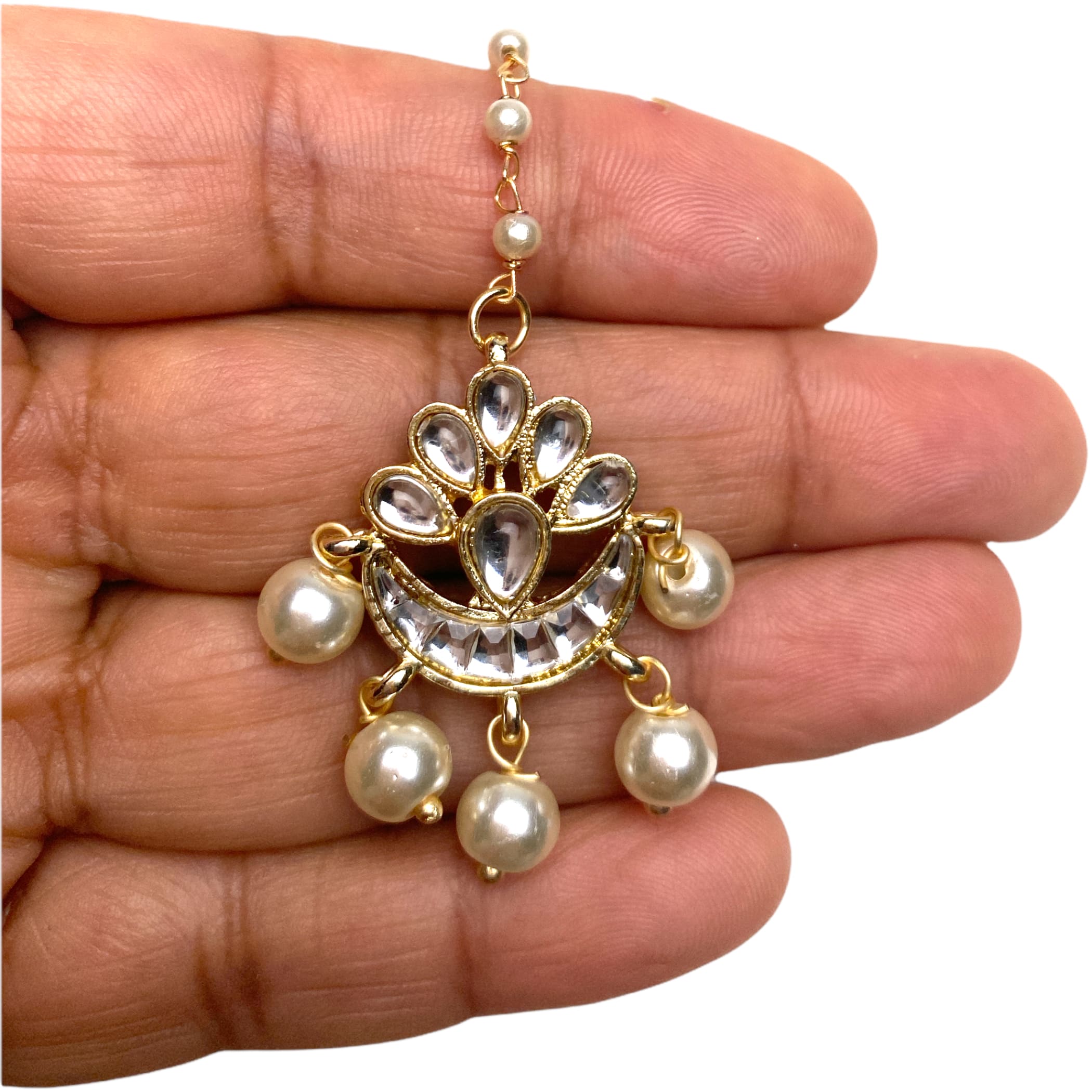 Chand tikka with gold plating plated tika pakistani jewelry