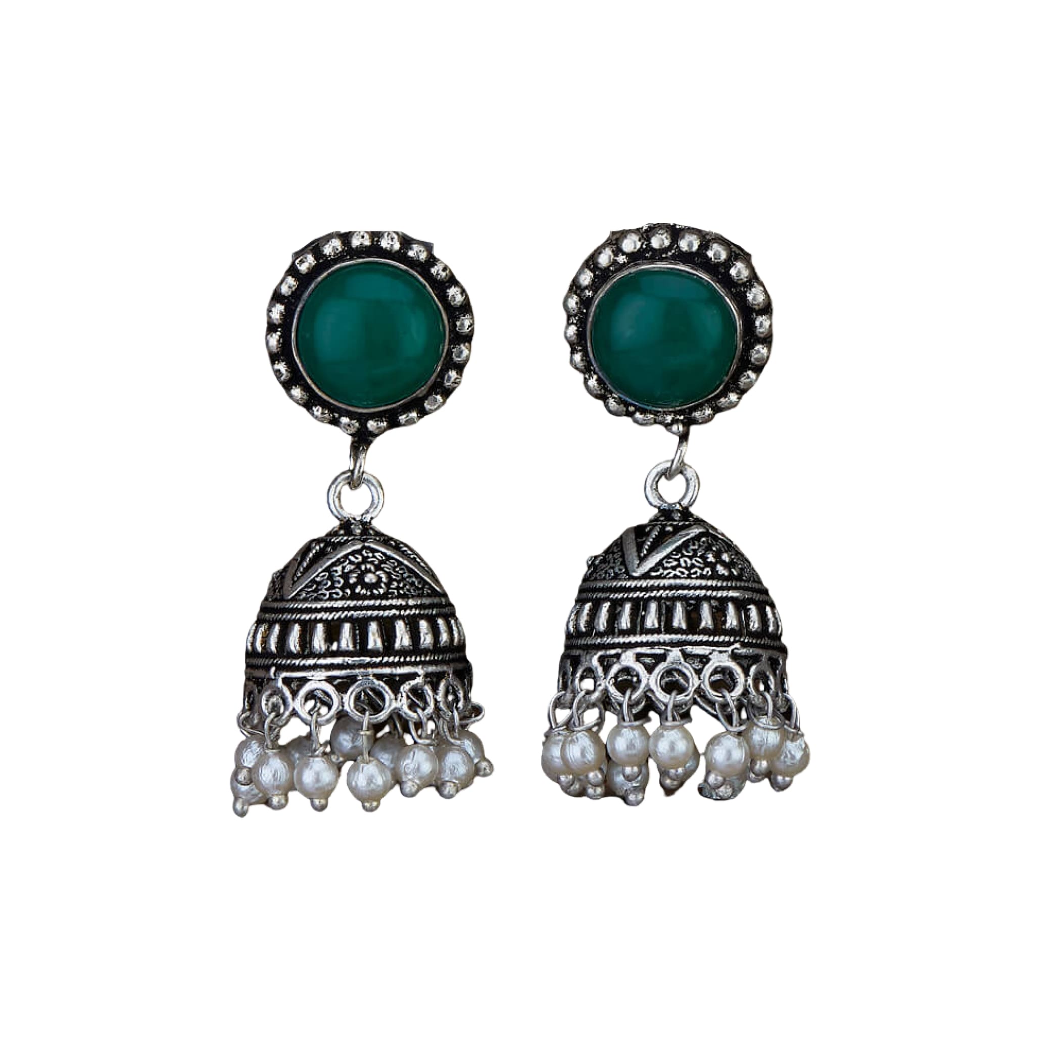 Indian earrings bollywood jhumka for women jhumki oxidised
