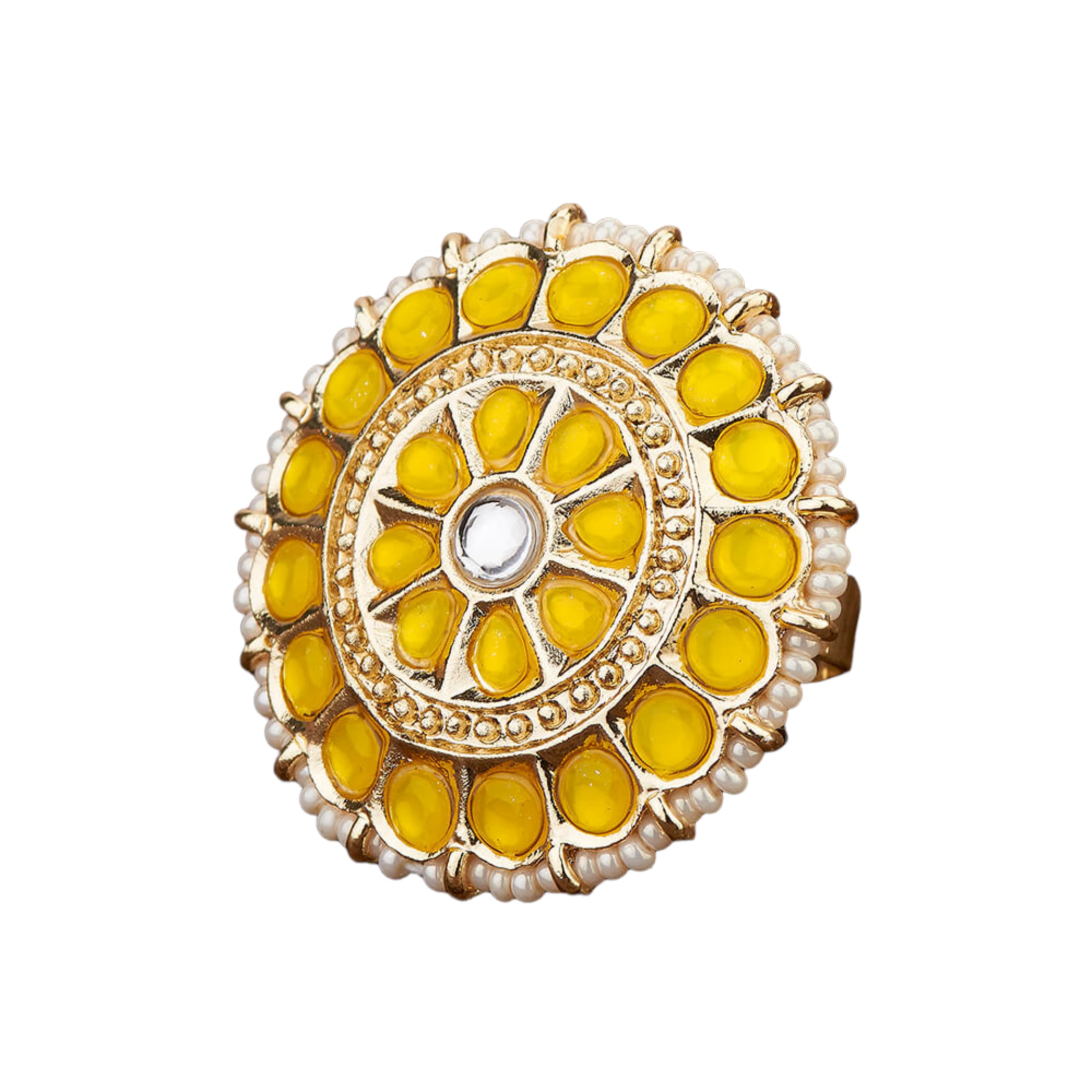 Classic ring with gold plating women rings jewelry womens