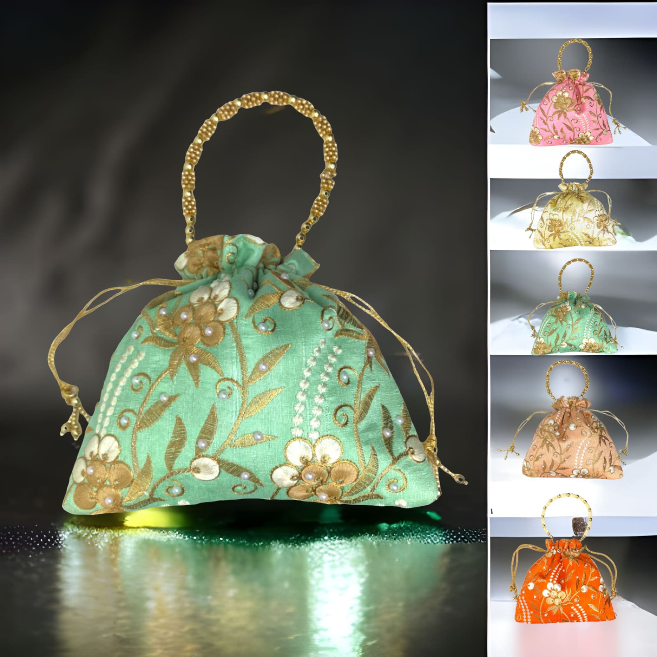 Designer potli bags eid gifting favor indian muslim punjabi