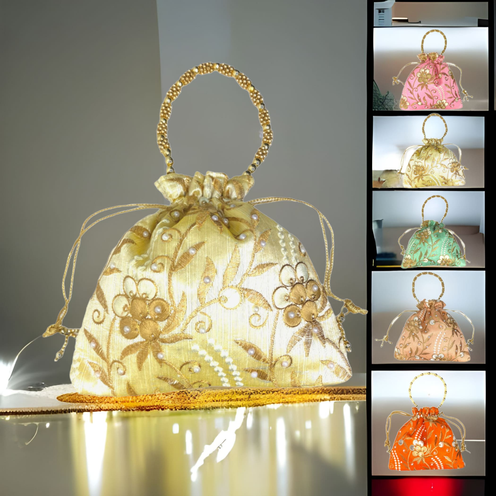 Designer potli bags eid gifting favor indian muslim punjabi