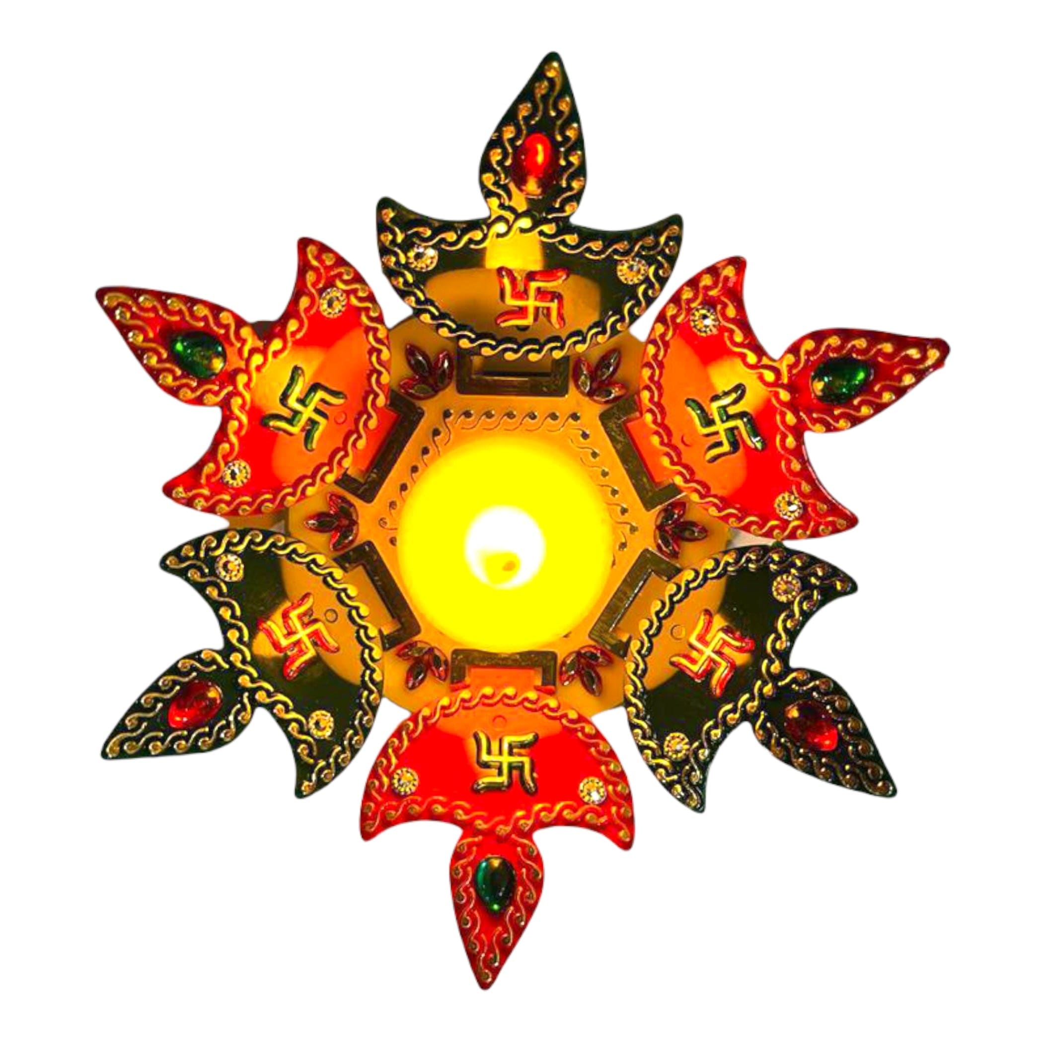 Diwali gift box rangoli sweets navratri hamper basket decor