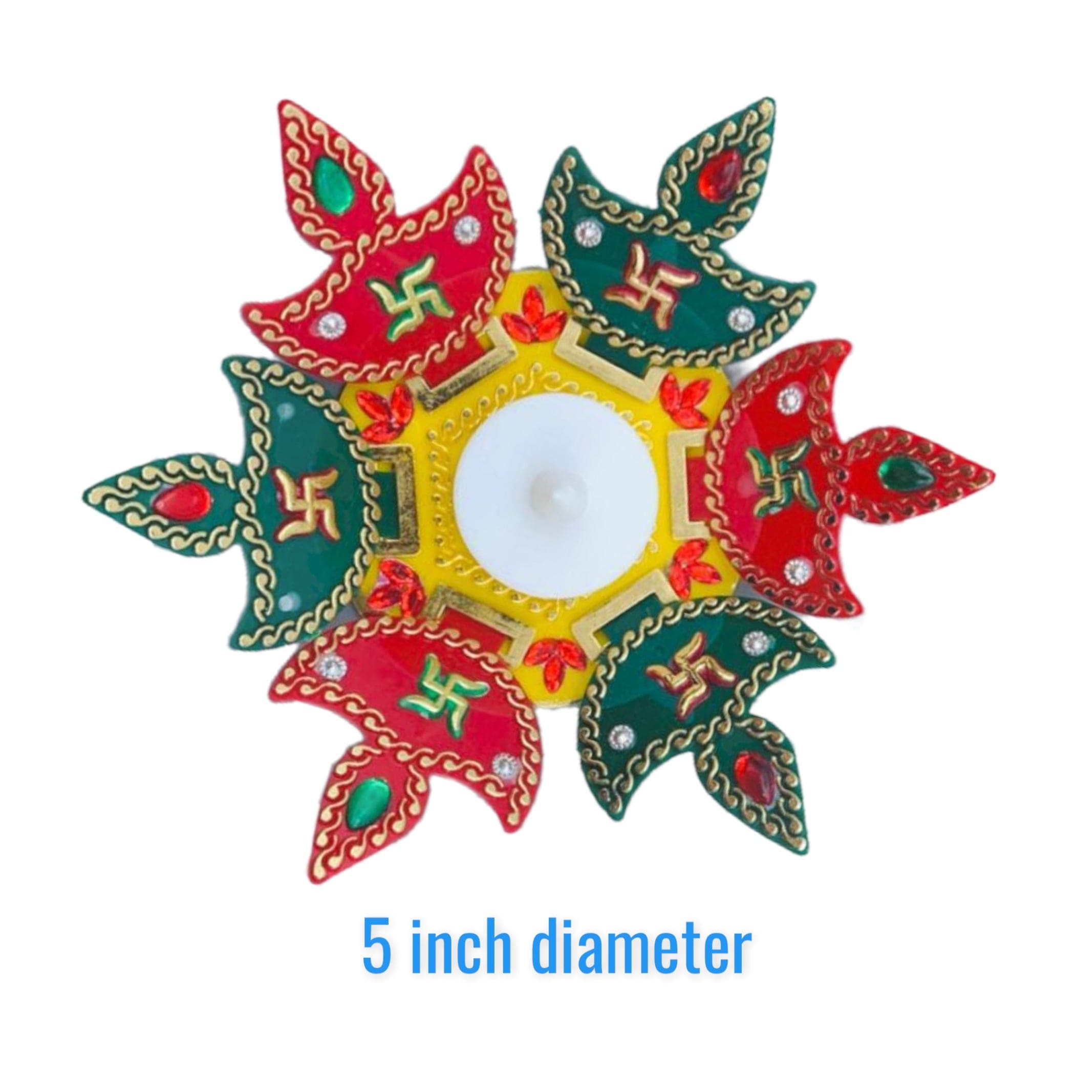 Diwali gift box rangoli sweets navratri hamper basket decor