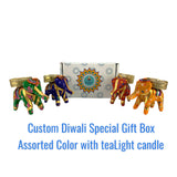 Elephant candle holder diwali gifts boxes handmade home