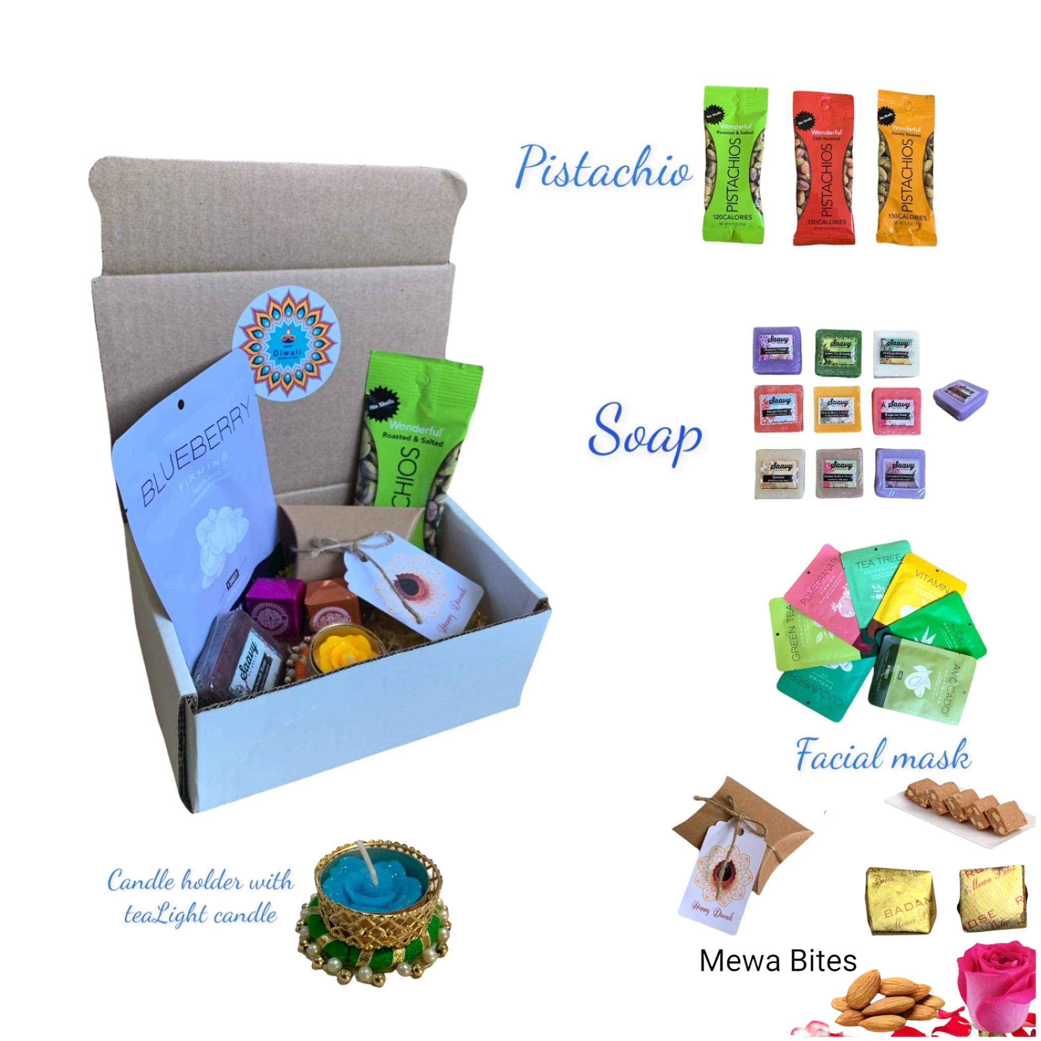 Personalized diwali gifts hamper for her indian gift boxes
