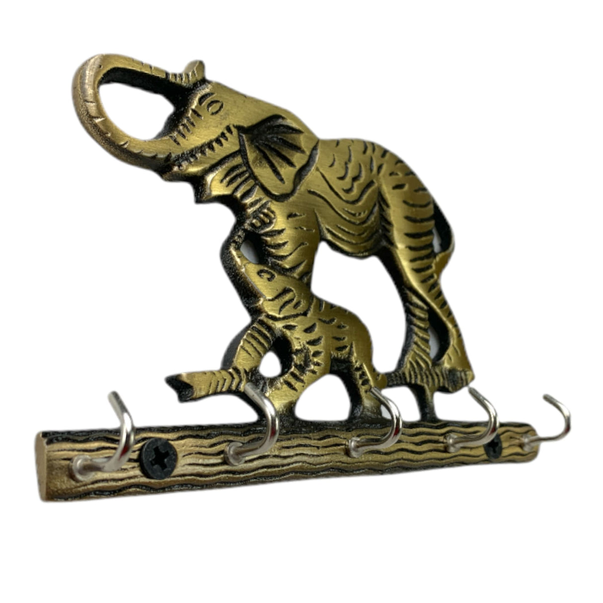 Elephant keychain holder key ring holder. Wallmount