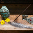 Elephant leaf incense stick and cone holder unique design