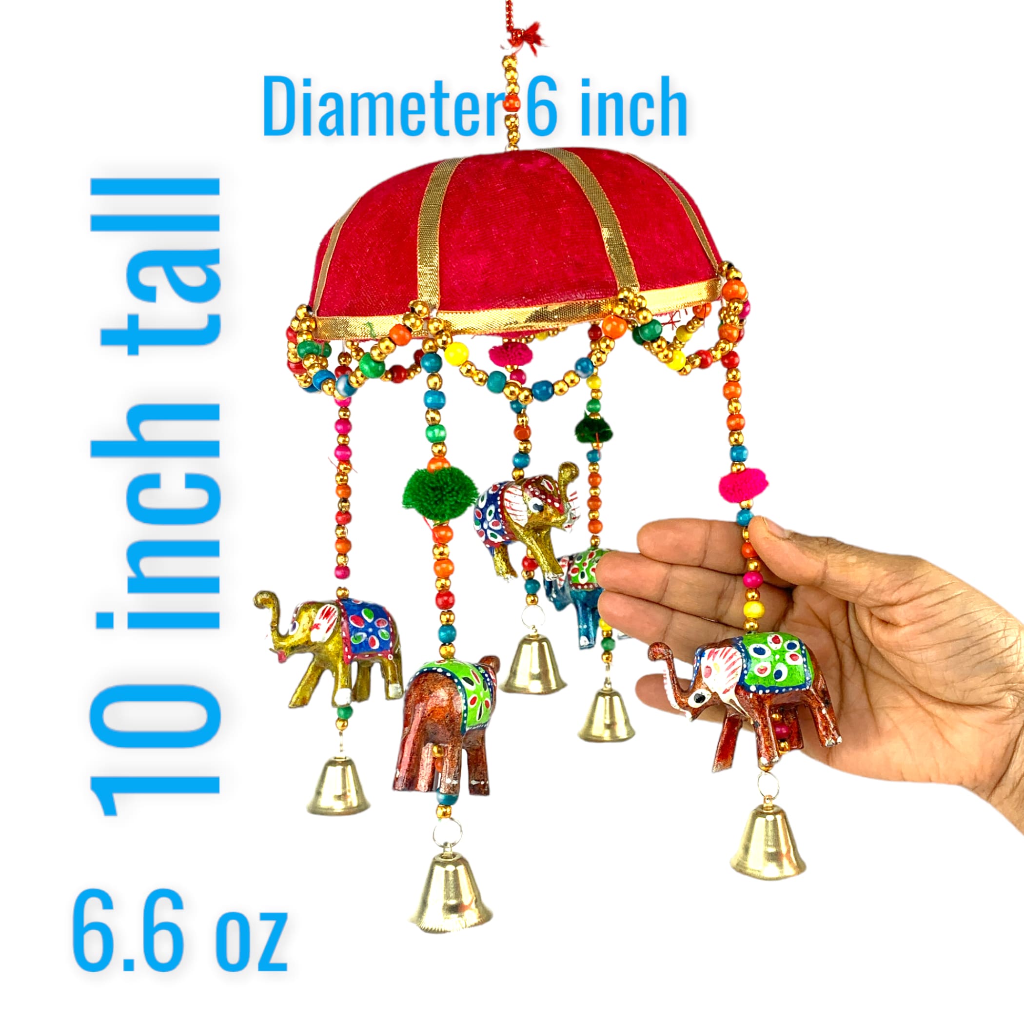 Elephant umbrella rajasthani wall hanging indian wedding