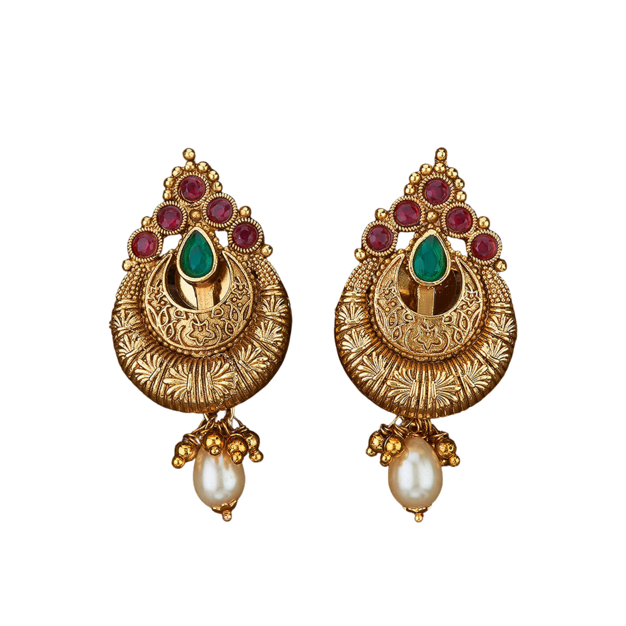 Ethnic earrings bollywood south indian jhumka traditional