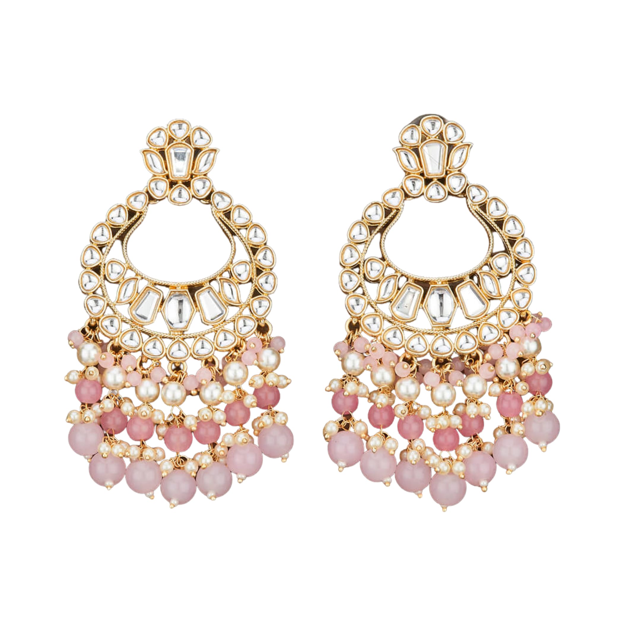 Ethnic chandelier earrings indian pakistani jewelry