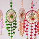 Ring Wall Hanging Woollen Stuffed Rajasthani Traditional Handicraft Set Of 2 Wall Art Hanging Wind Chime Decorative Showpiece Diwali Gift Latkan For Home Office Decor Window Indian Ethnic Gift