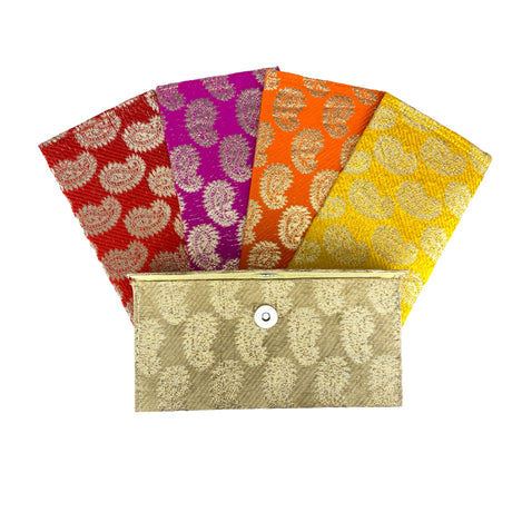 Fabric gifting envelopes shagun envelops wedding favor