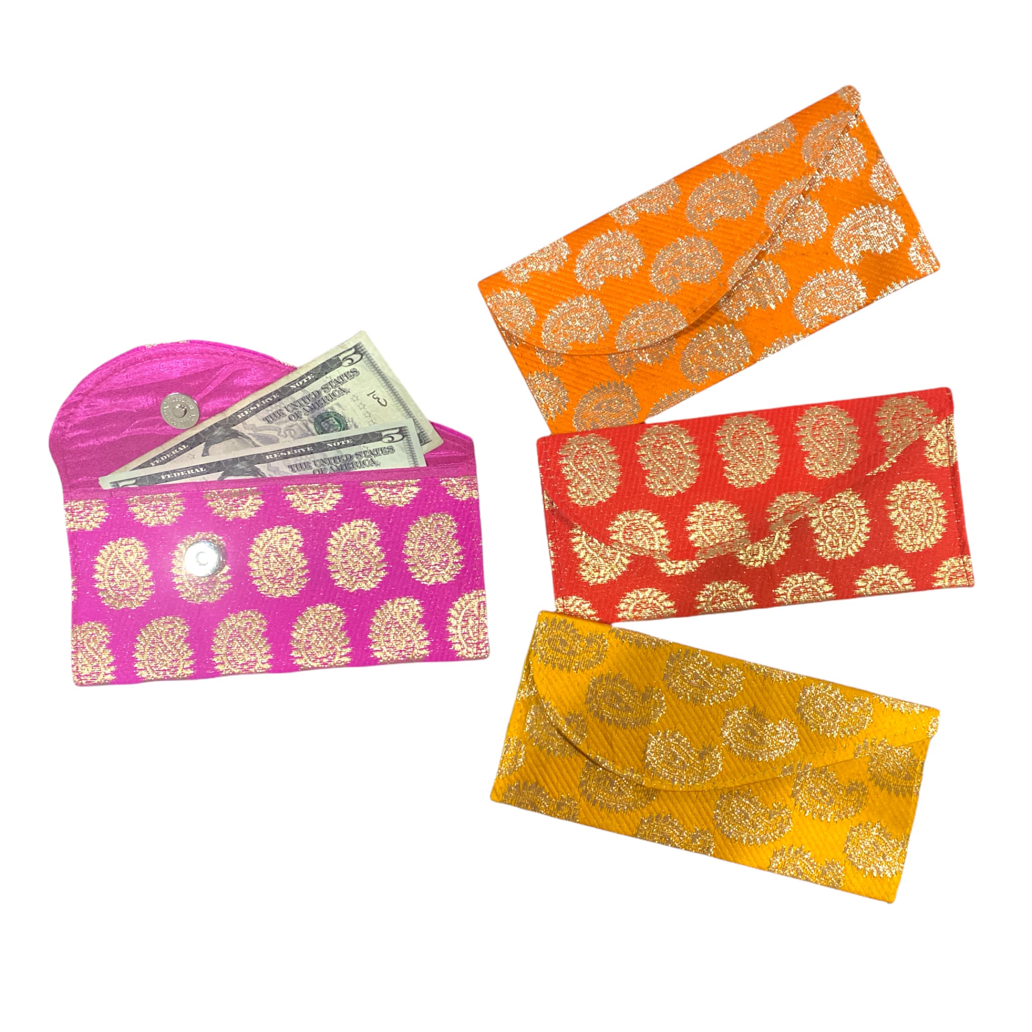 Fabric gifting envelopes shagun envelops wedding favor money