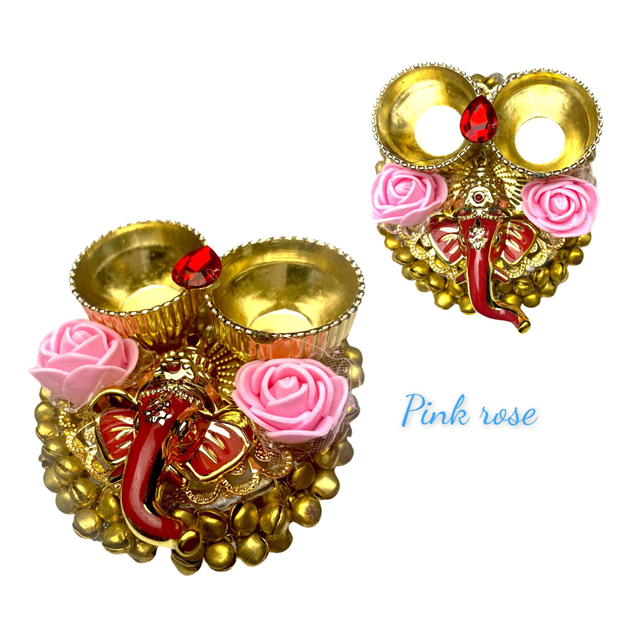 Ganesha bulk haldi kumkum thali holder pooja return gift
