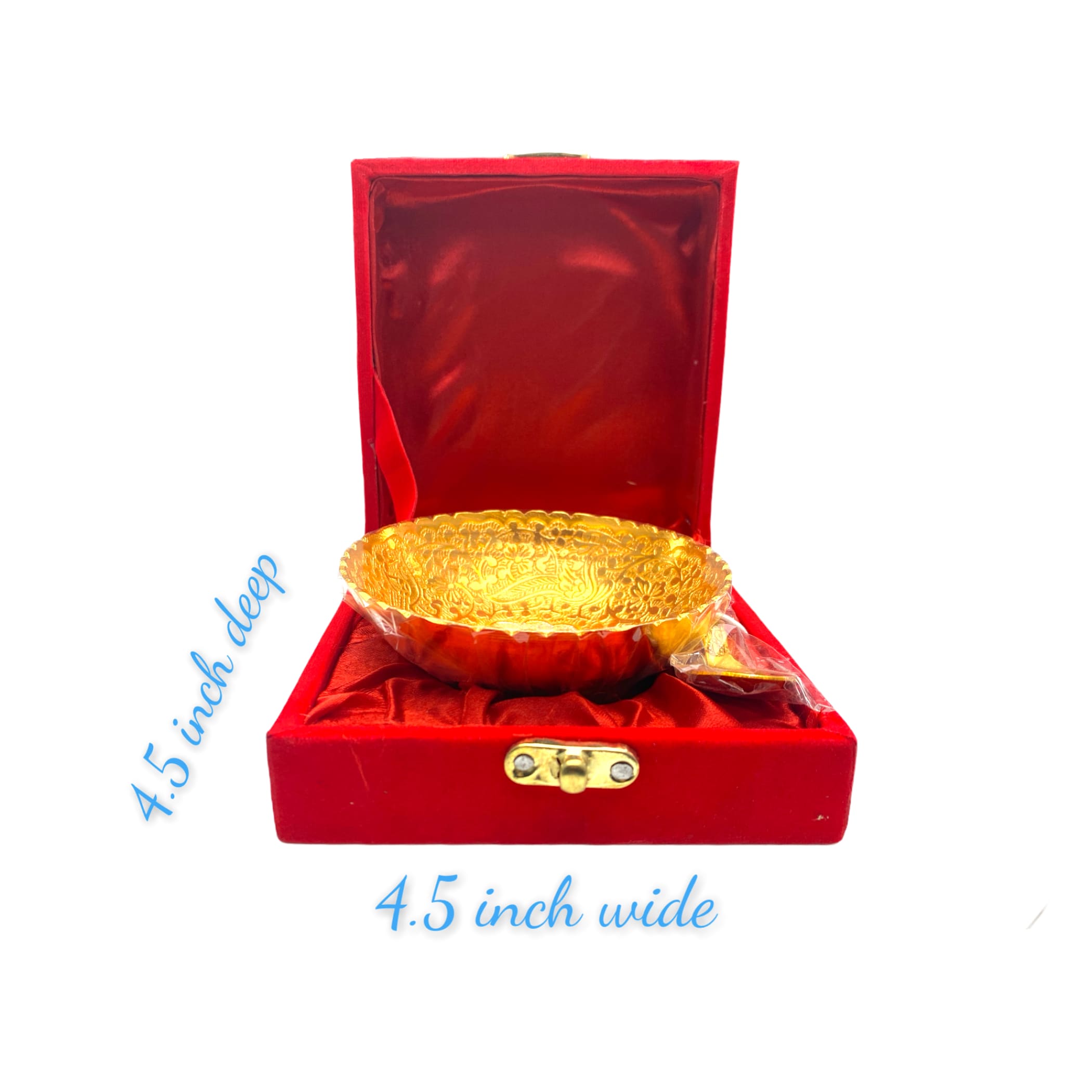 German silver gold bowl set navrathri diwali deepavali gift