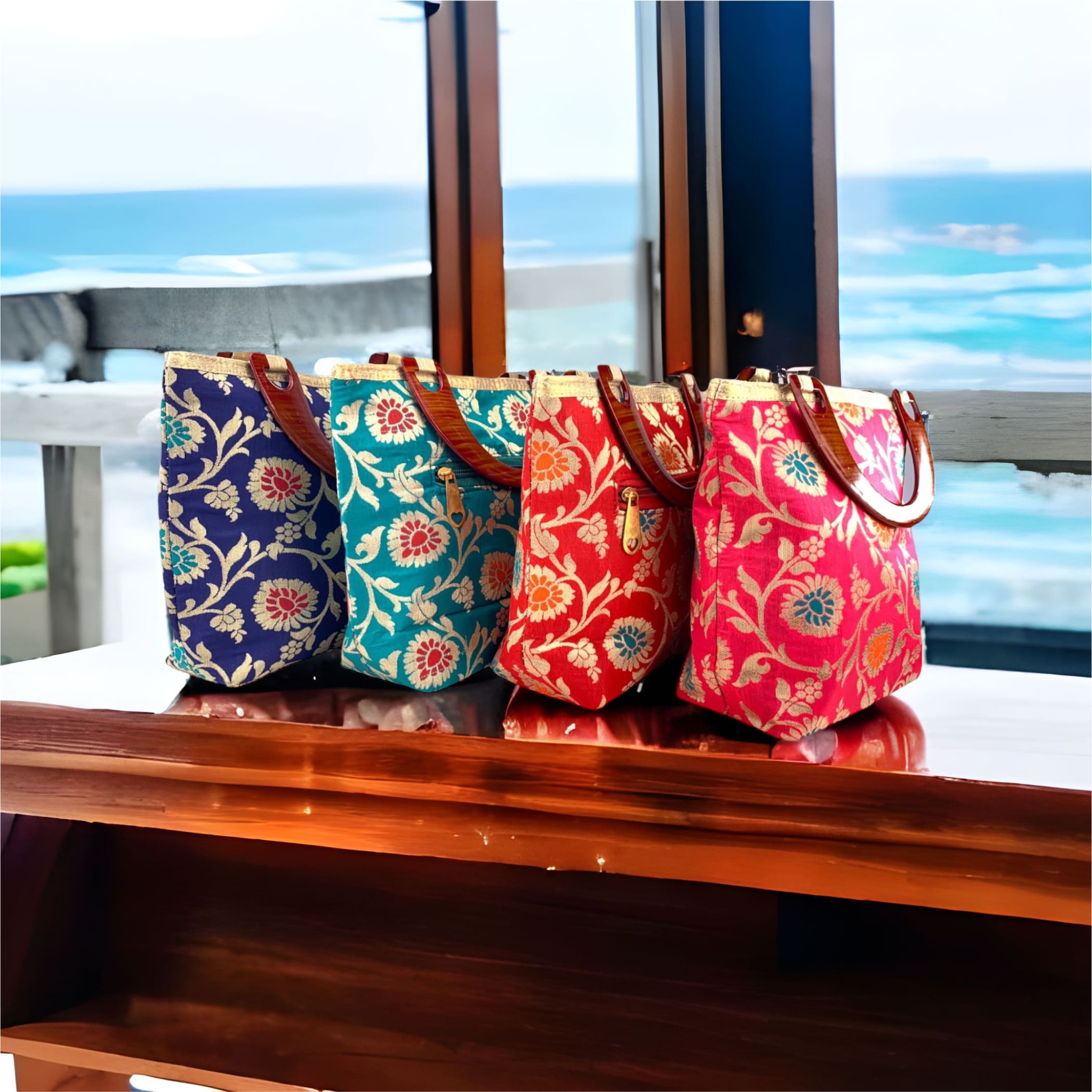 Indian clutch eid gift potli purse women silk ethnic hand