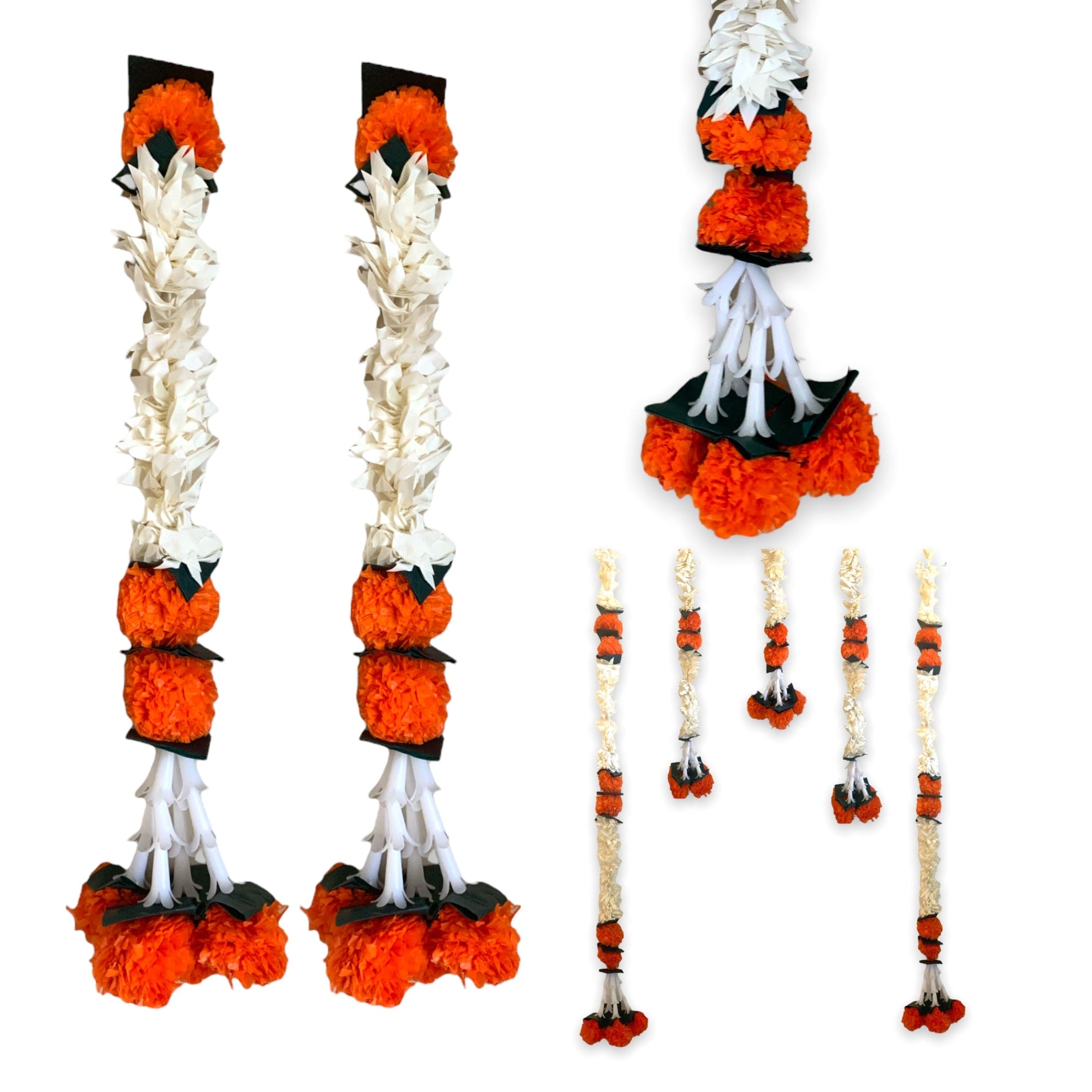 Jasmine orange marigold mogra flower diwali decoration
