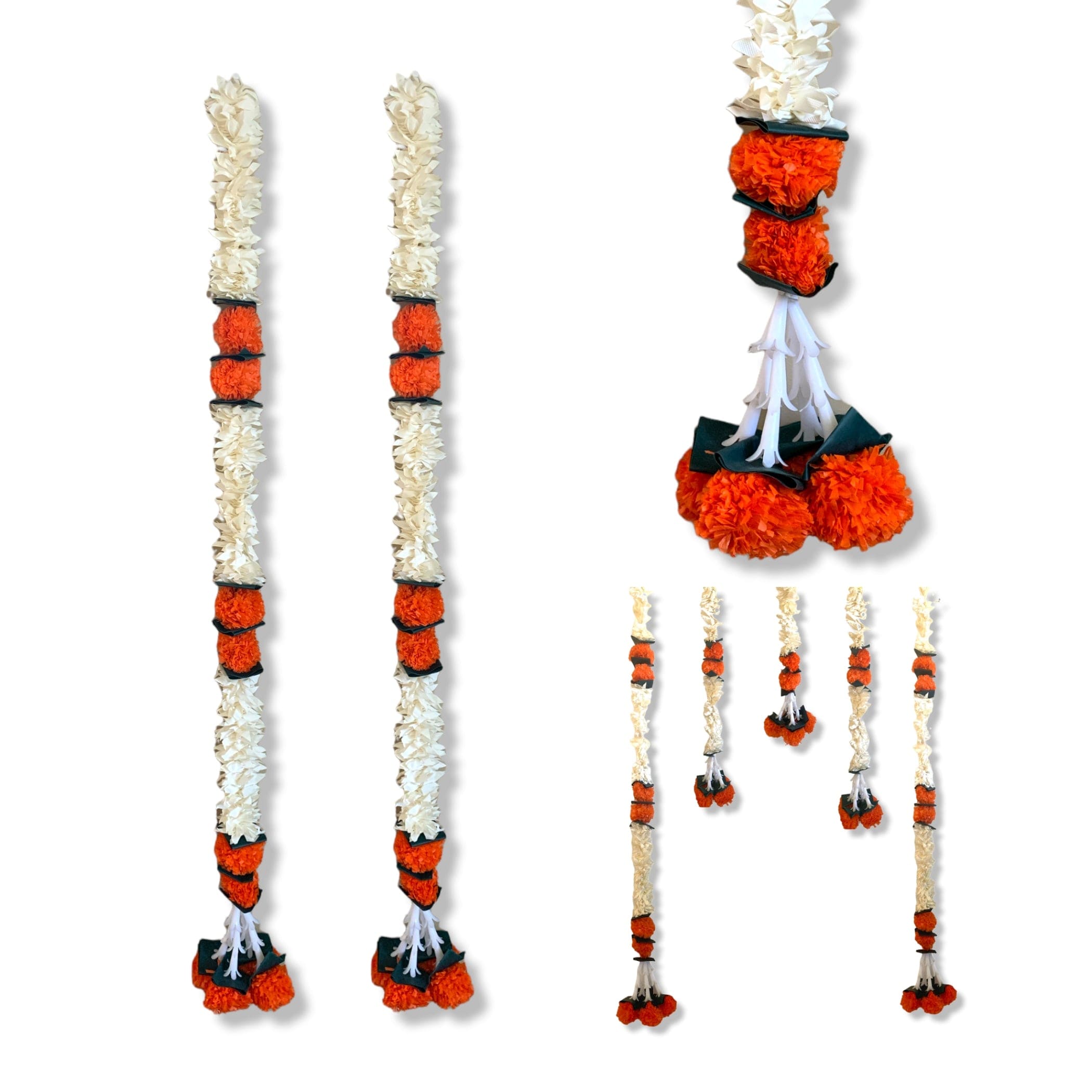 Jasmine orange marigold mogra flower diwali decoration