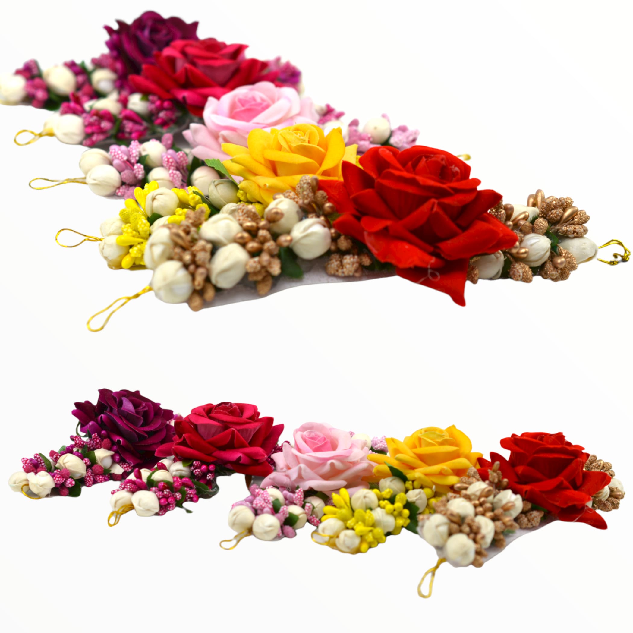 Jasmine rose gajra hair accessory veni flower jewelry